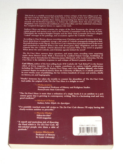 The Da Vinci Hoax: Exposing the Errors in the Da Vinci Code