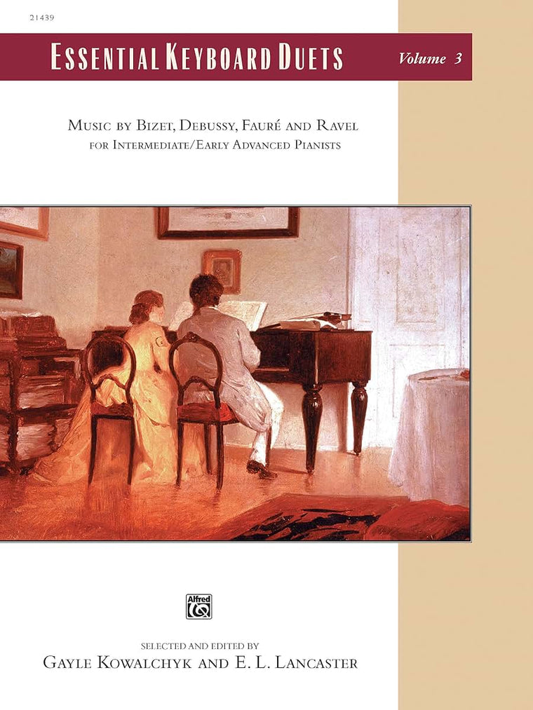 Essential Keyboard Duets, Vol 3: Music by Bizet, Debussy, Fauré and Ravel, Comb Bound Book (Alfred Masterwork Edition: Essential Keyboard Repertoire, Vol 3)