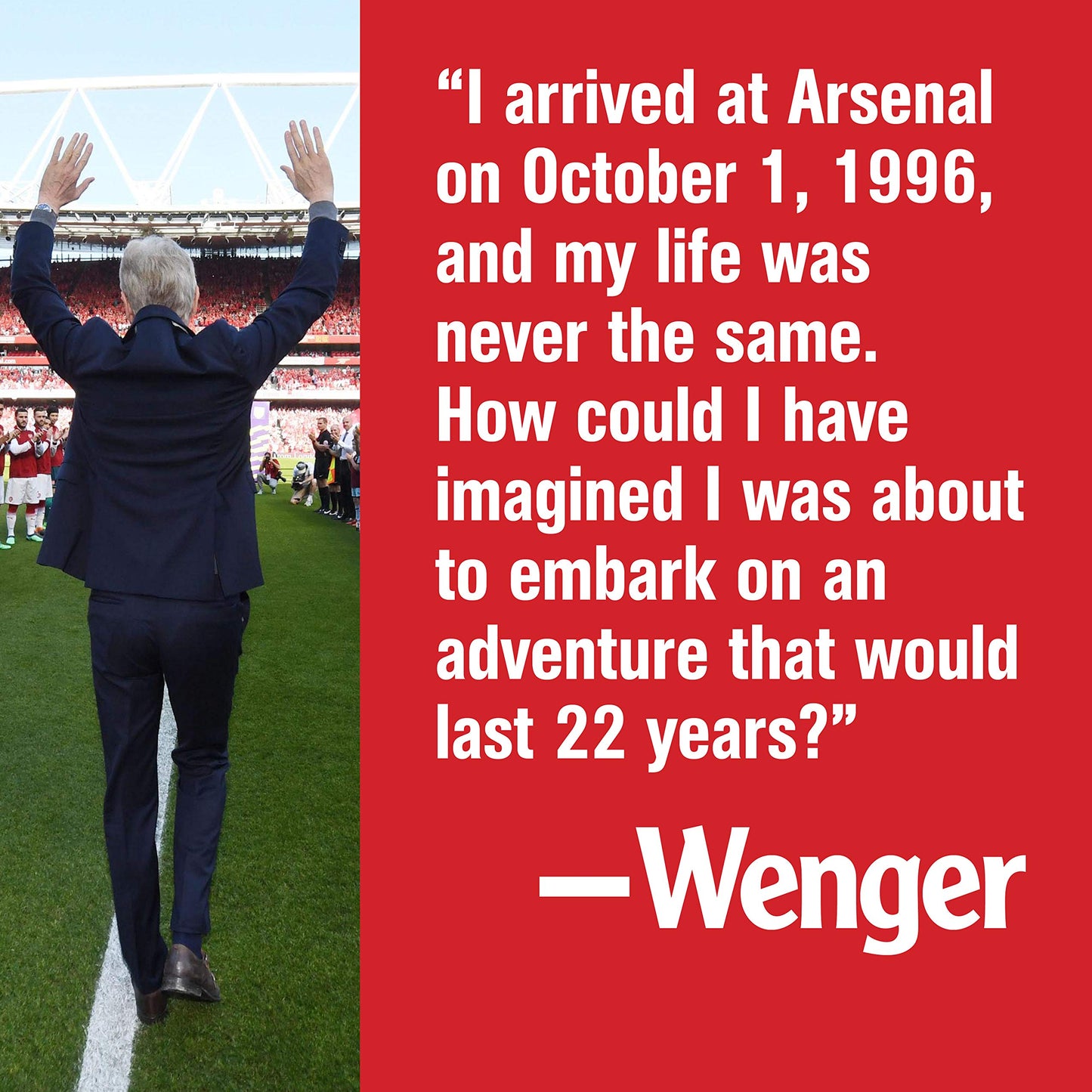 Wenger: My Life and Lessons in Red and White by Wenger, Arse