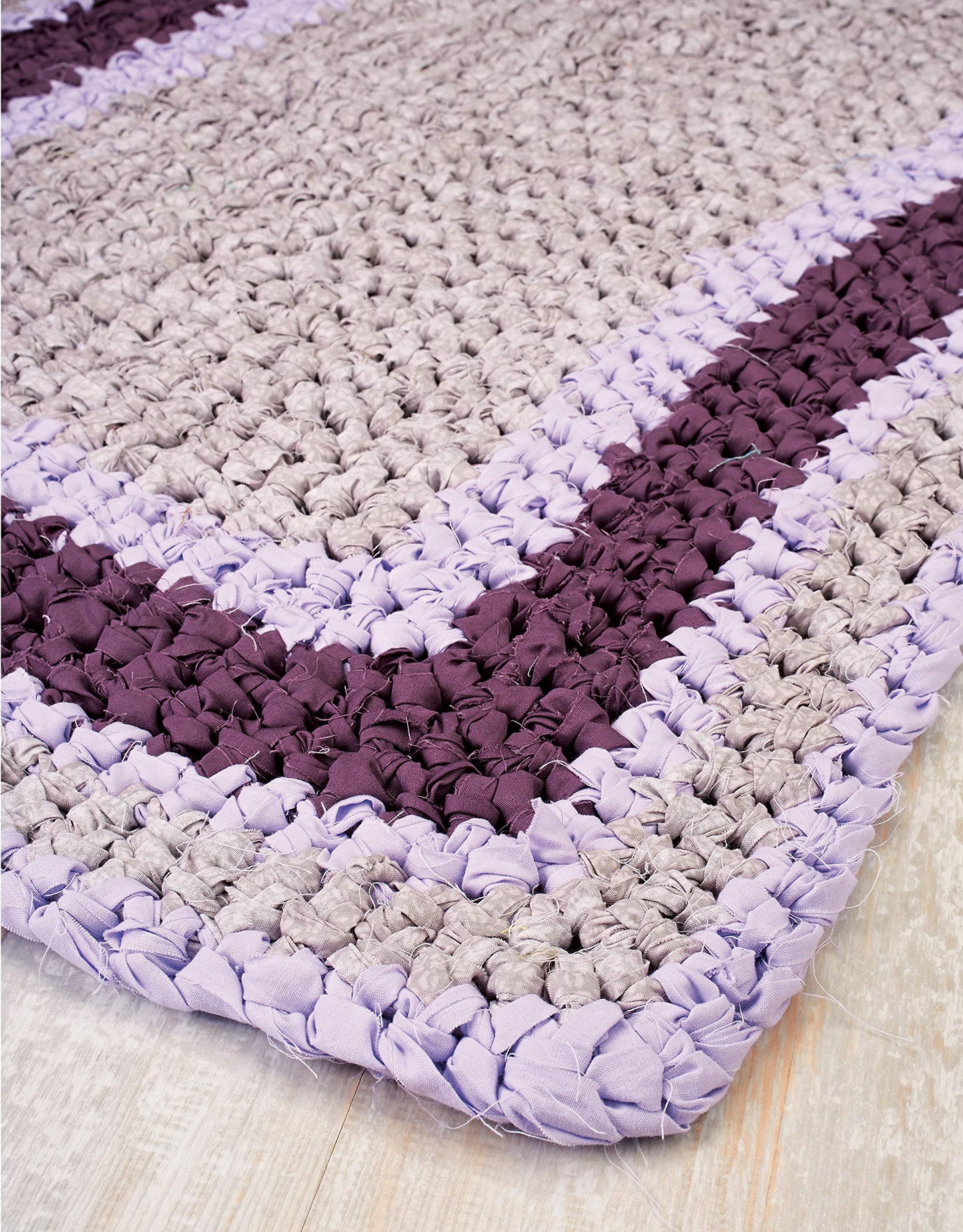 Rag Rugs, 2nd Edition, Revised and Expanded: 16 Easy Crochet Projects to Make with Strips of Fabric (Design Originals) Beginner-Friendly Techniques & Instructions for Square, Round, Oval, & Heart Rugs