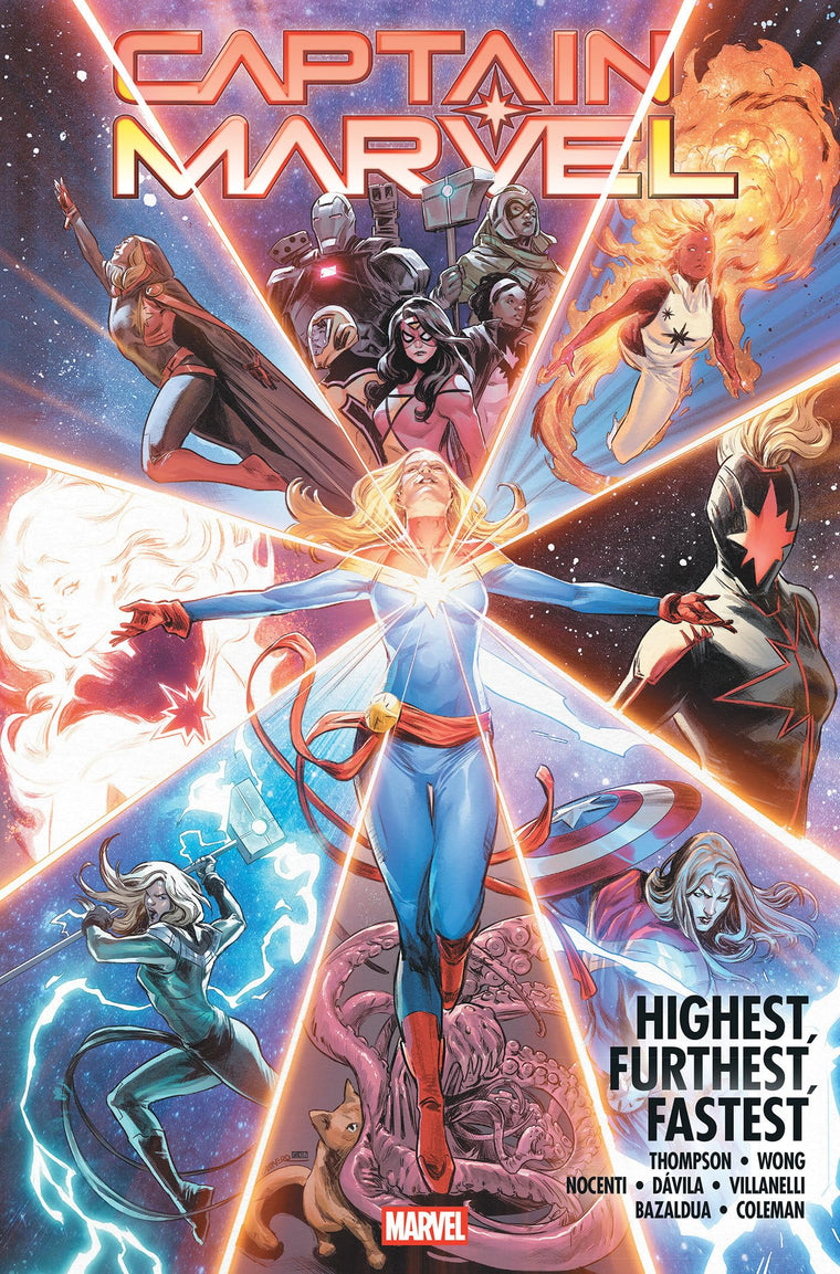 Captain Marvel: Highest, Furthest, Fastest Omnibus Carmen Carnero Cover