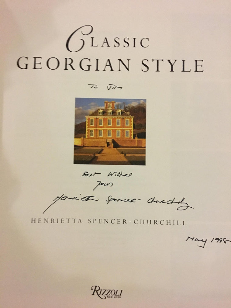 Classic Georgian Style by Henrietta Spencer Churchill