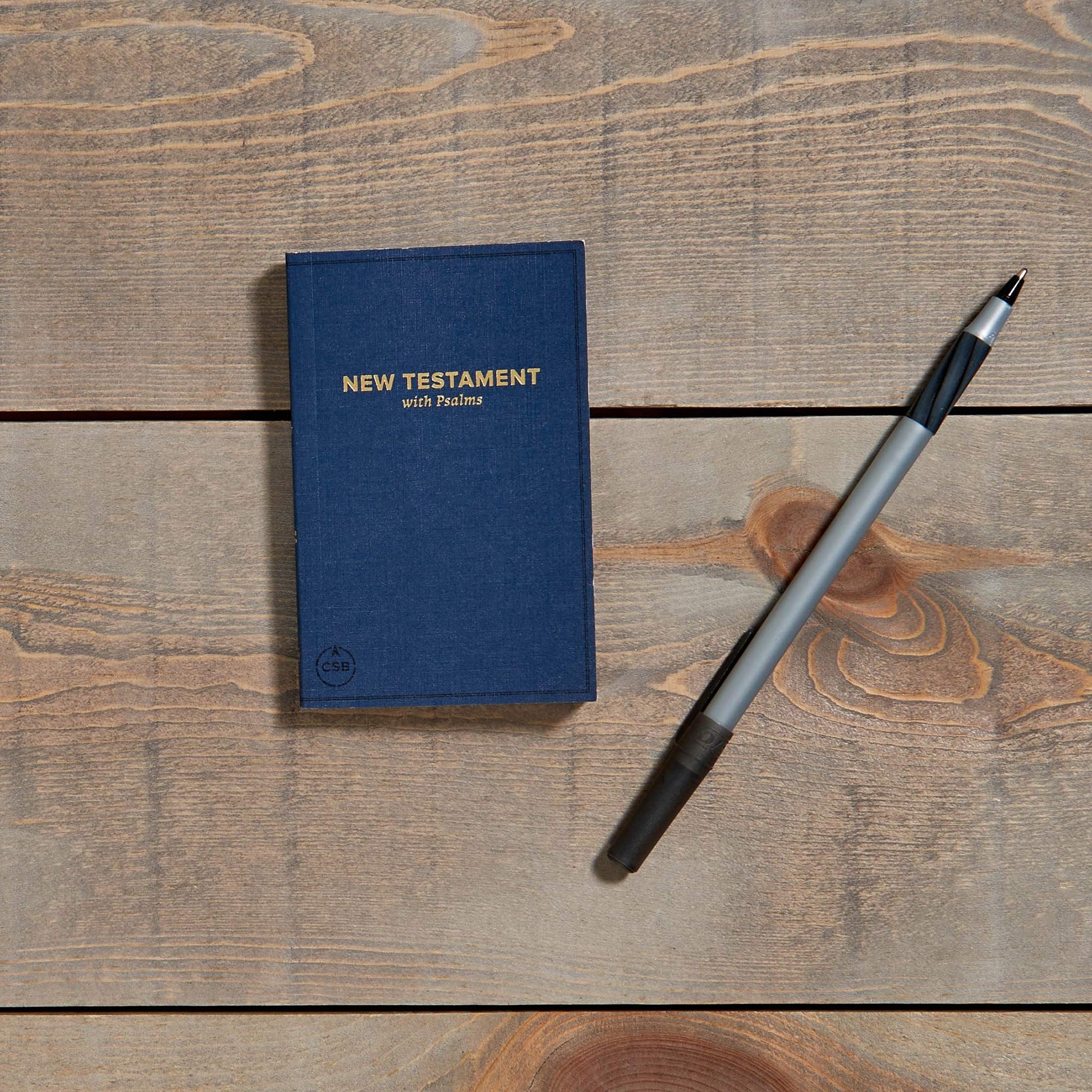 CSB Pocket New Testament With Psalms-Navy Softcover