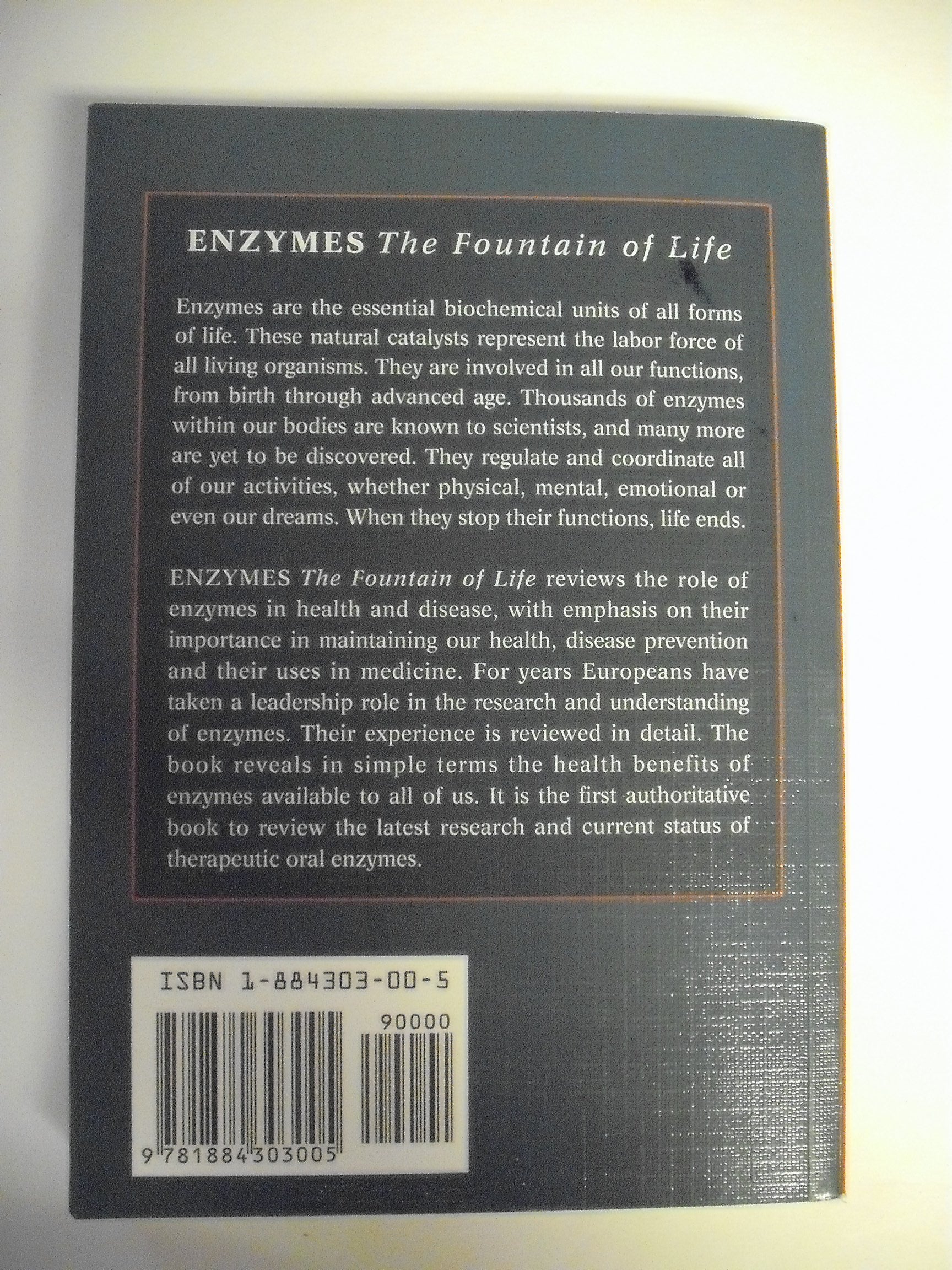 Enzymes: The Fountain of Life