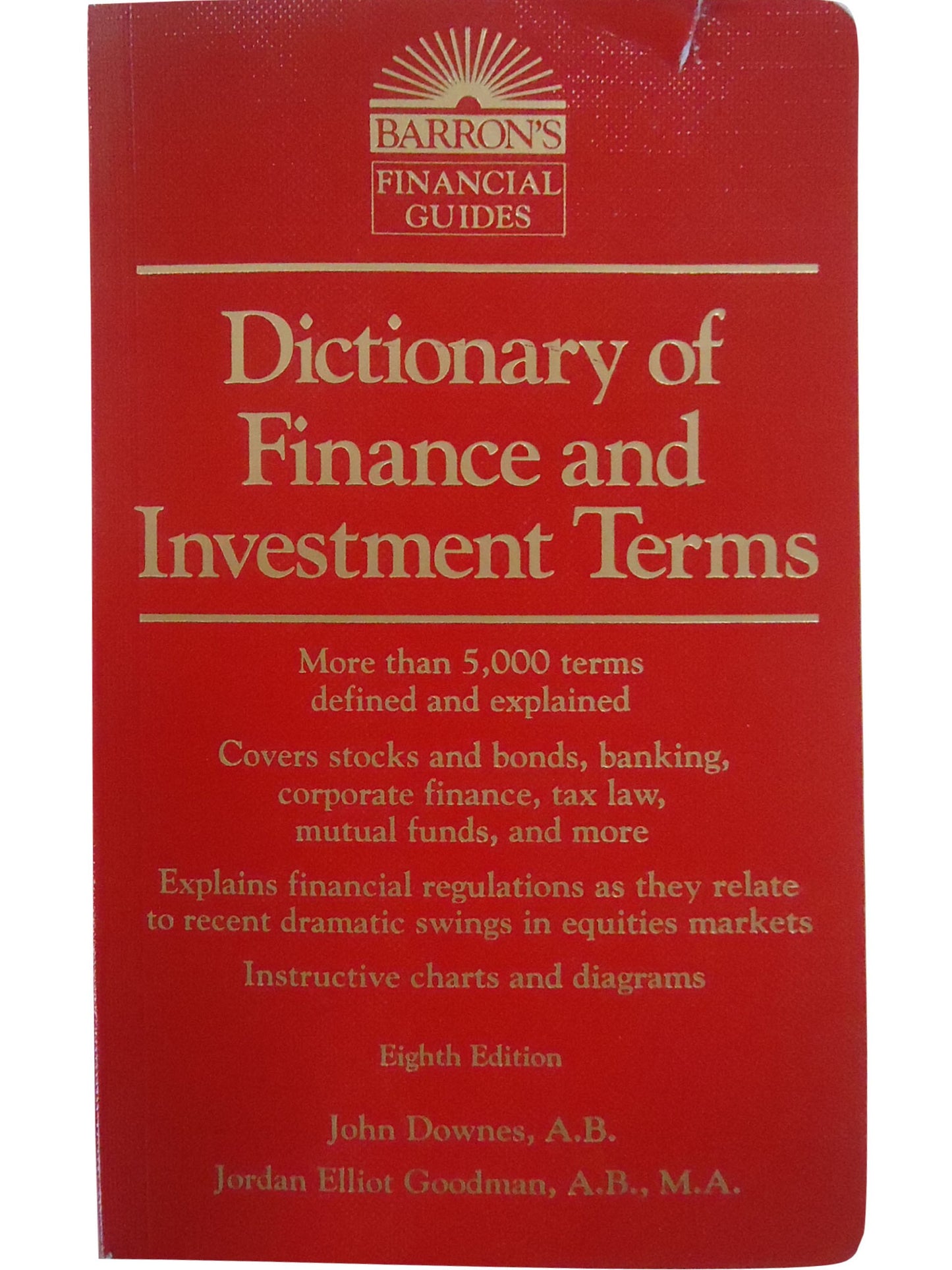 Dictionary of Finance and Investment Terms (Barron's Busines