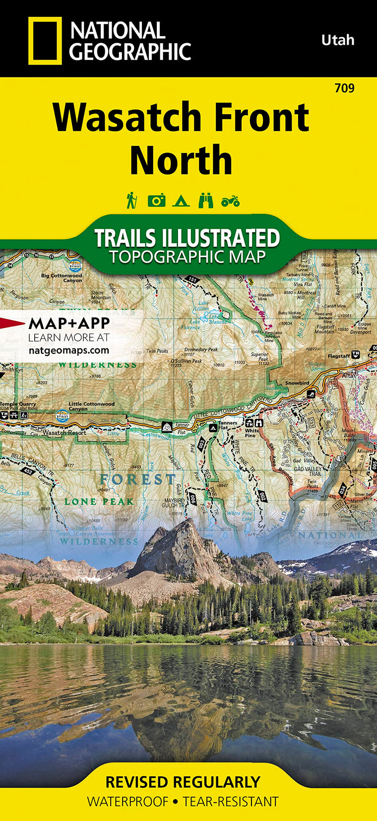 Wasatch Front North Map (National Geographic Trails Illustrated Map, 709)