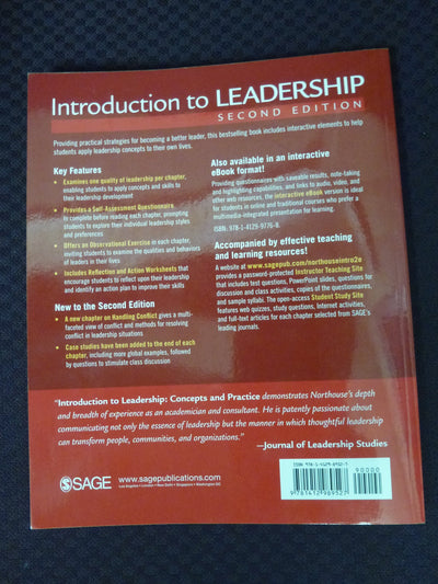 Introduction to Leadership: Concepts and Practice