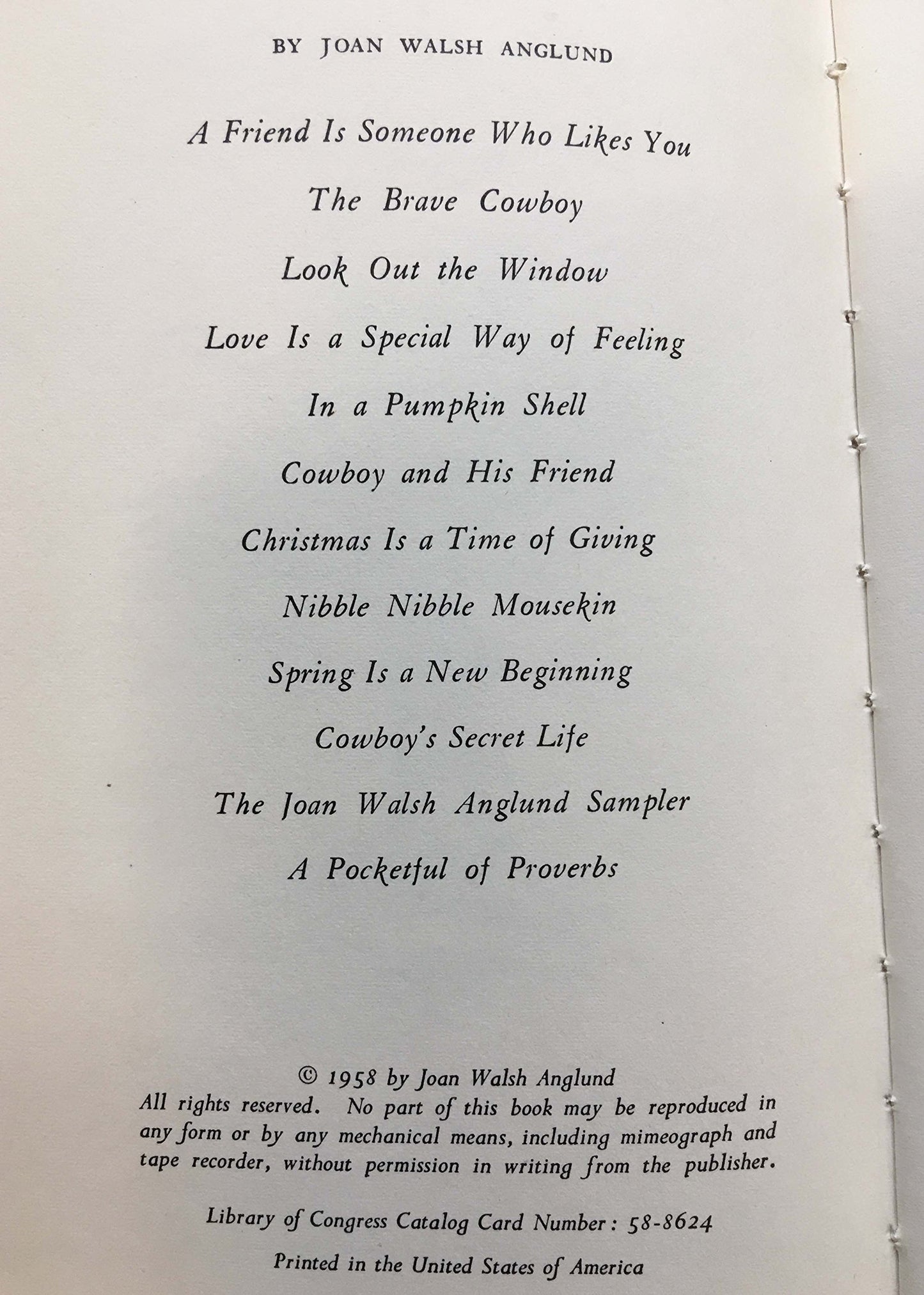 A Friend Is Someone Who Likes You by Joan Walsh Anglund