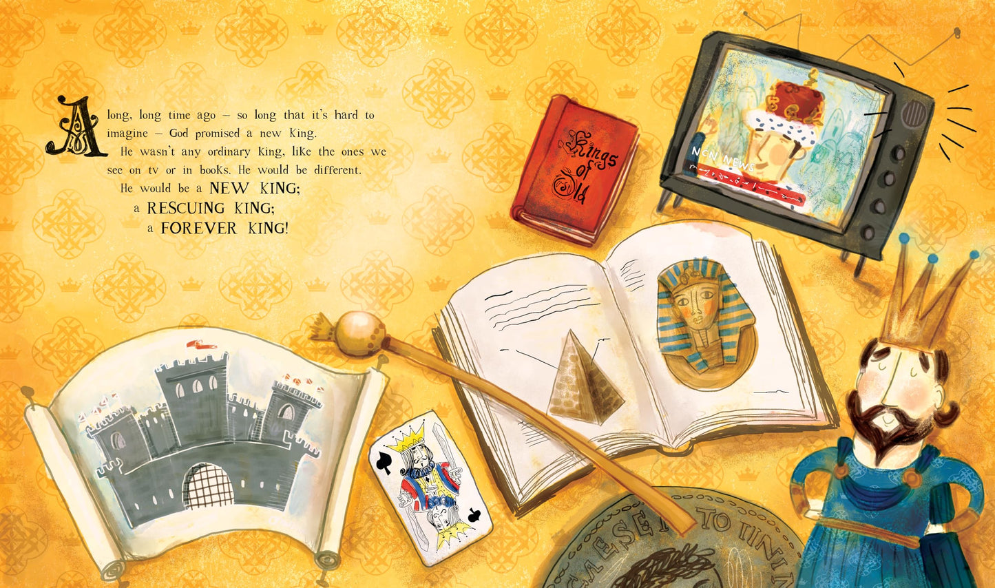 The Christmas Promise: A True Story from the Bible about God's Forever King (Illustrated Christian Christmas gift for kids ages 3-6 telling the nativity story)