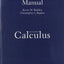 Student Solutions Manual for Calculus