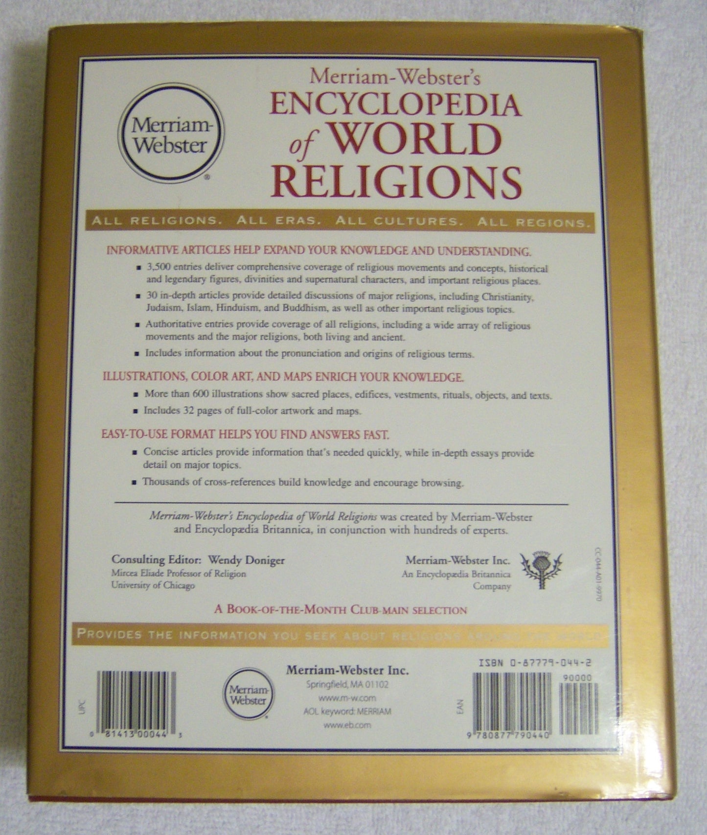 Merriam-Webster's Encyclopedia of World Religions