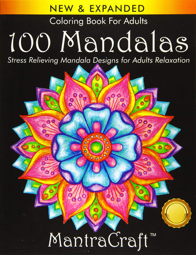 Coloring Book For Adults: 100 Mandalas: Stress Relieving Mandala Designs for Adults Relaxation