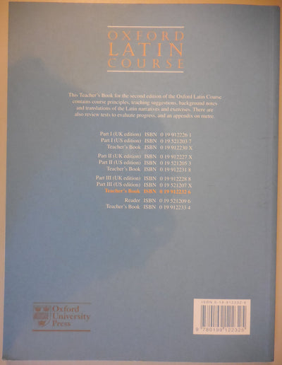 Oxford Latin Course: Part III Teacher's Book (Pt.3)