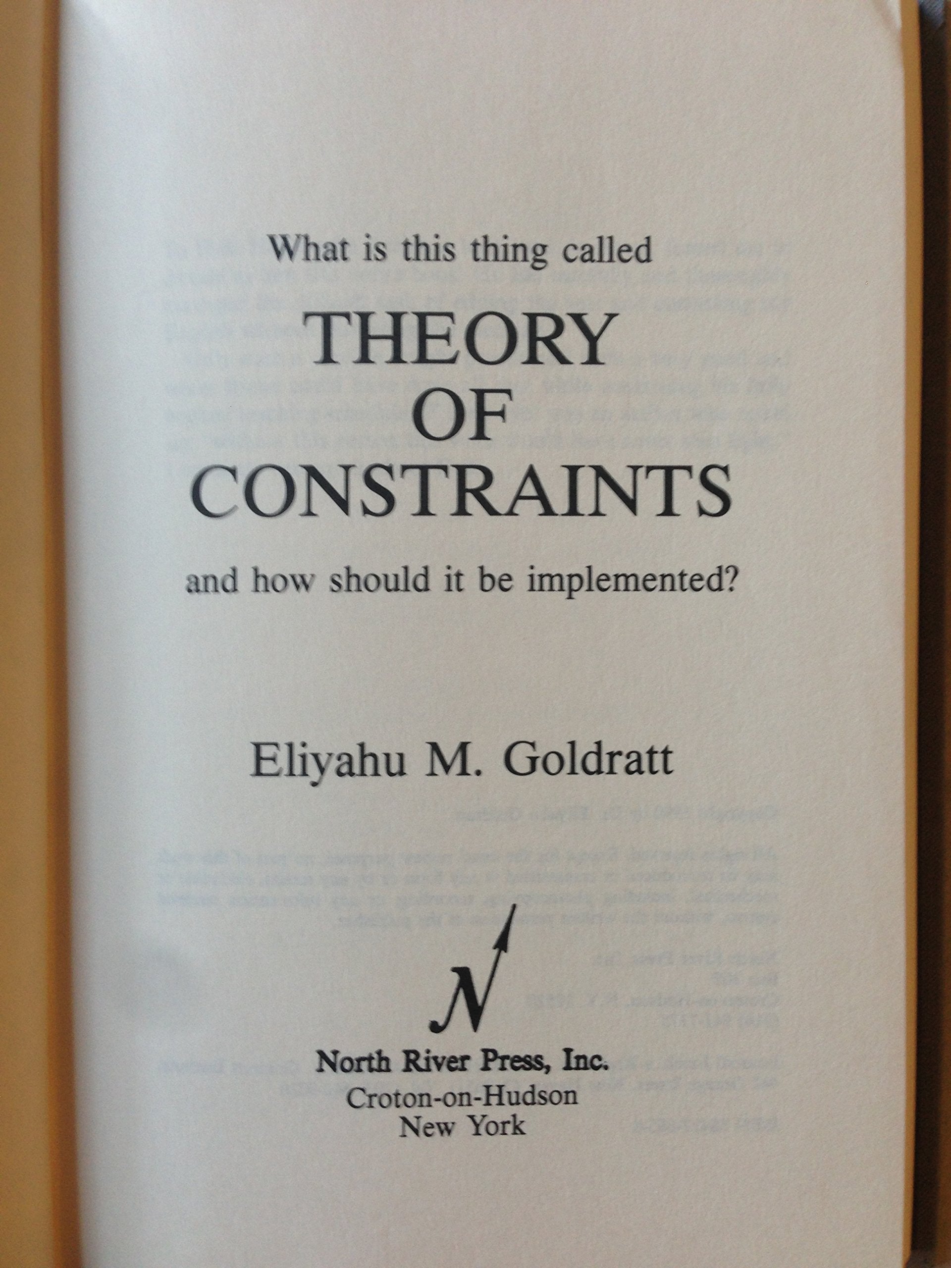Theory of Constraints
