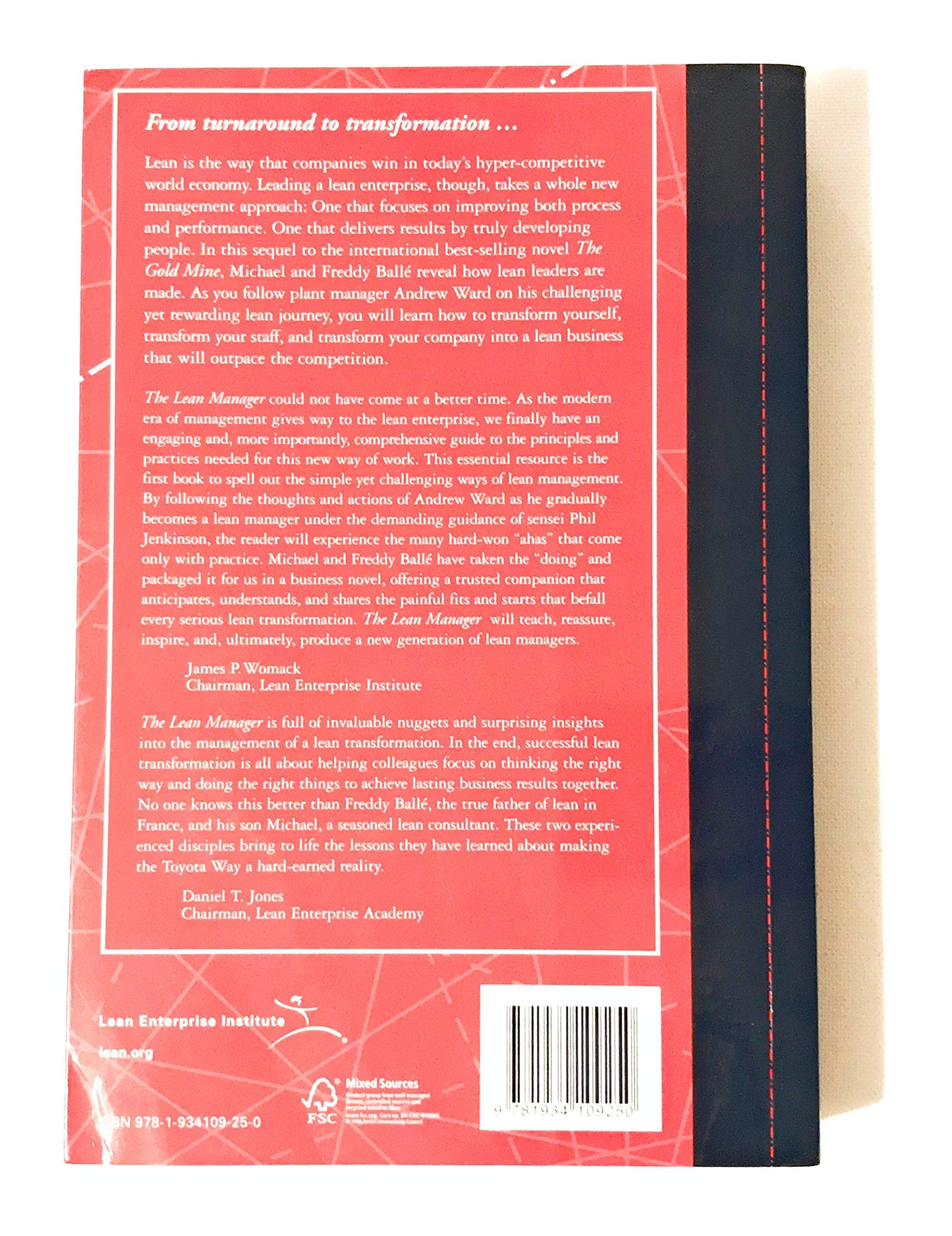 The Lean Manager: A Novel of Lean Transformation by Michael