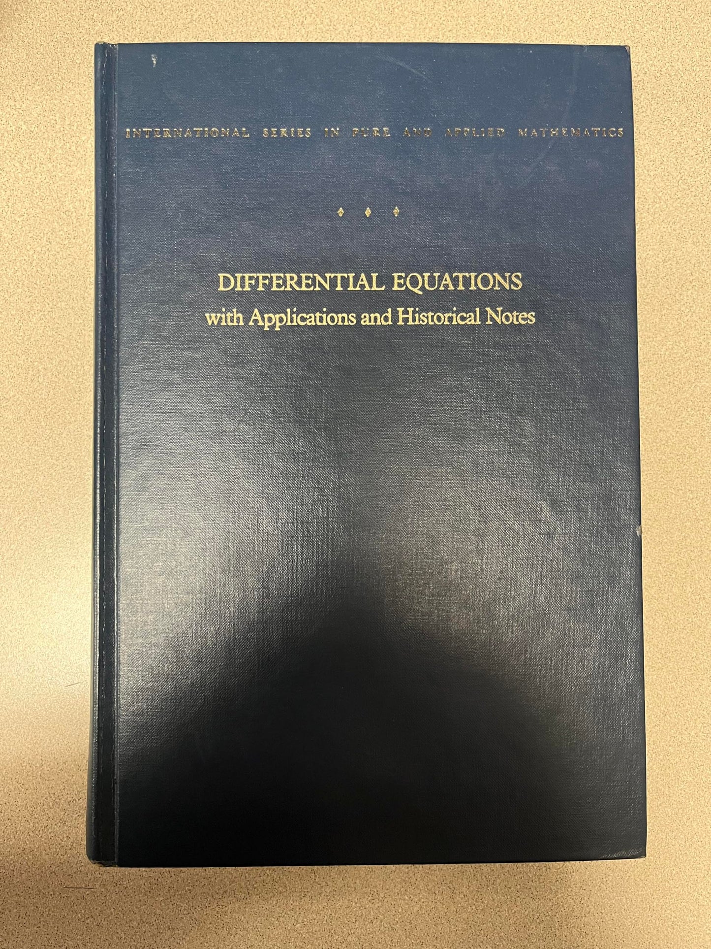 Differential equations,: With applications and historical no