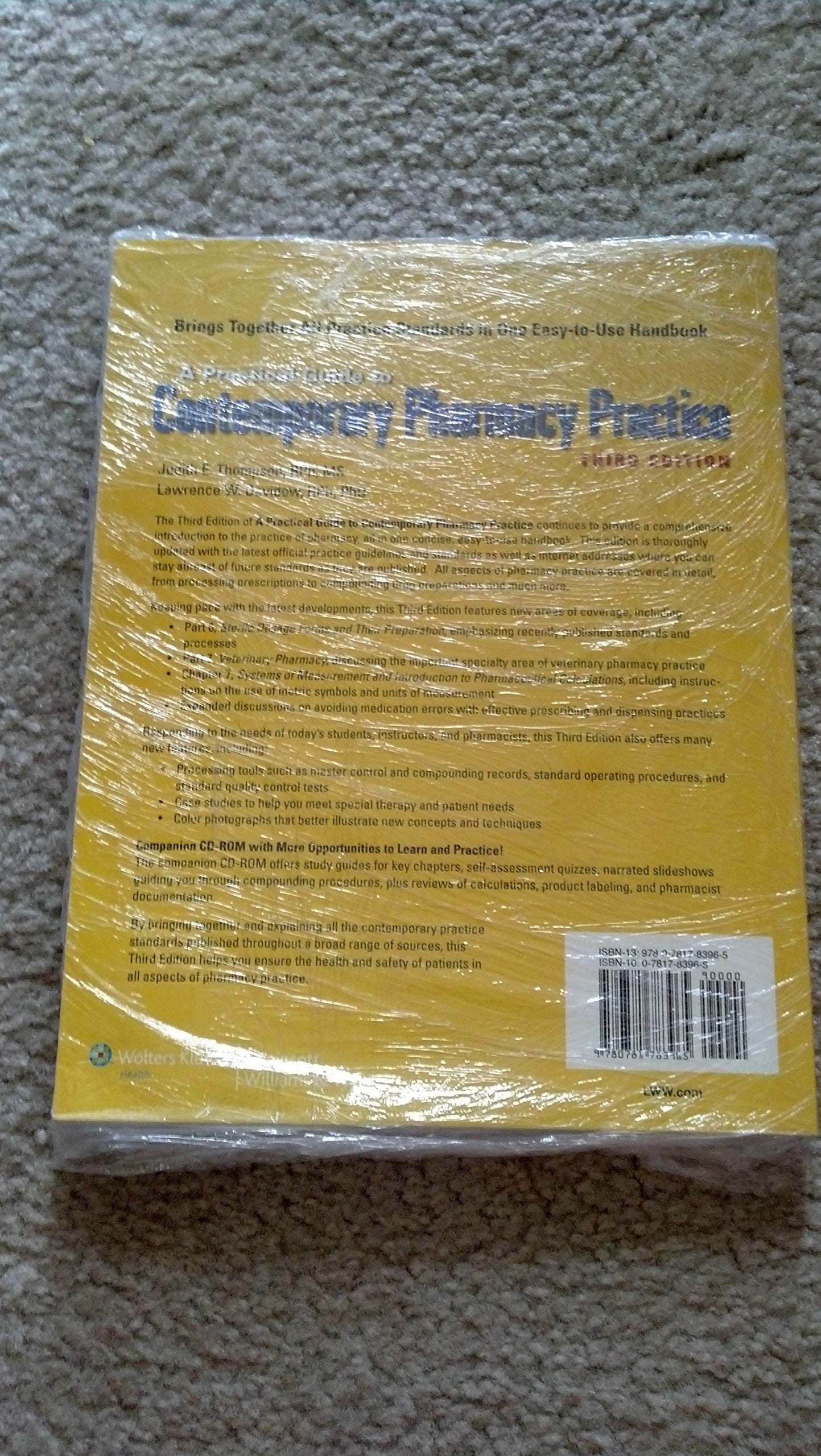 A Practical Guide to Contemporary Pharmacy Practice, 3rd Edition