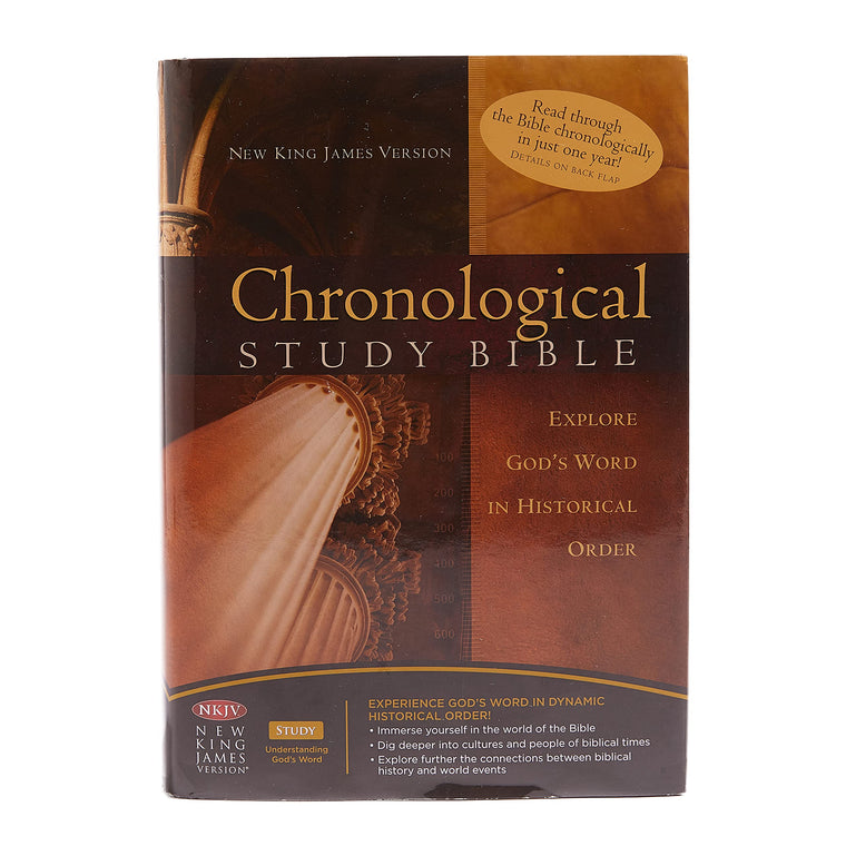 The Chronological Study Bible: New King James Version — back cover