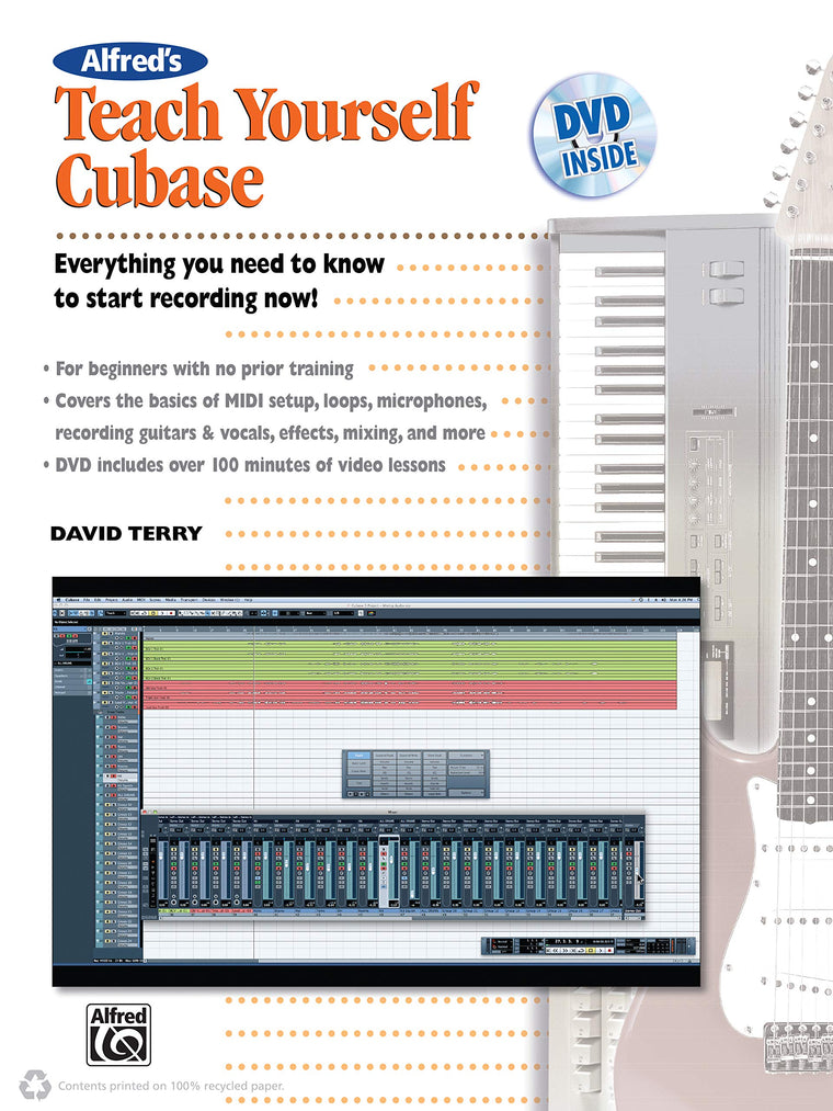 Alfred's Teach Yourself Cubase (Book & DVD)