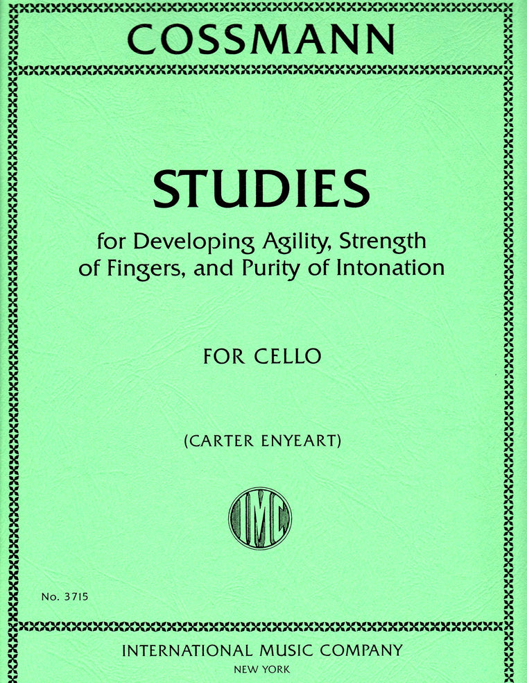 Cossman: Studies for Developing Agility... - Cello (International 3715)