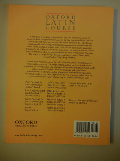 Oxford Latin Course, Part II, Second Edition by Balme, Mauri