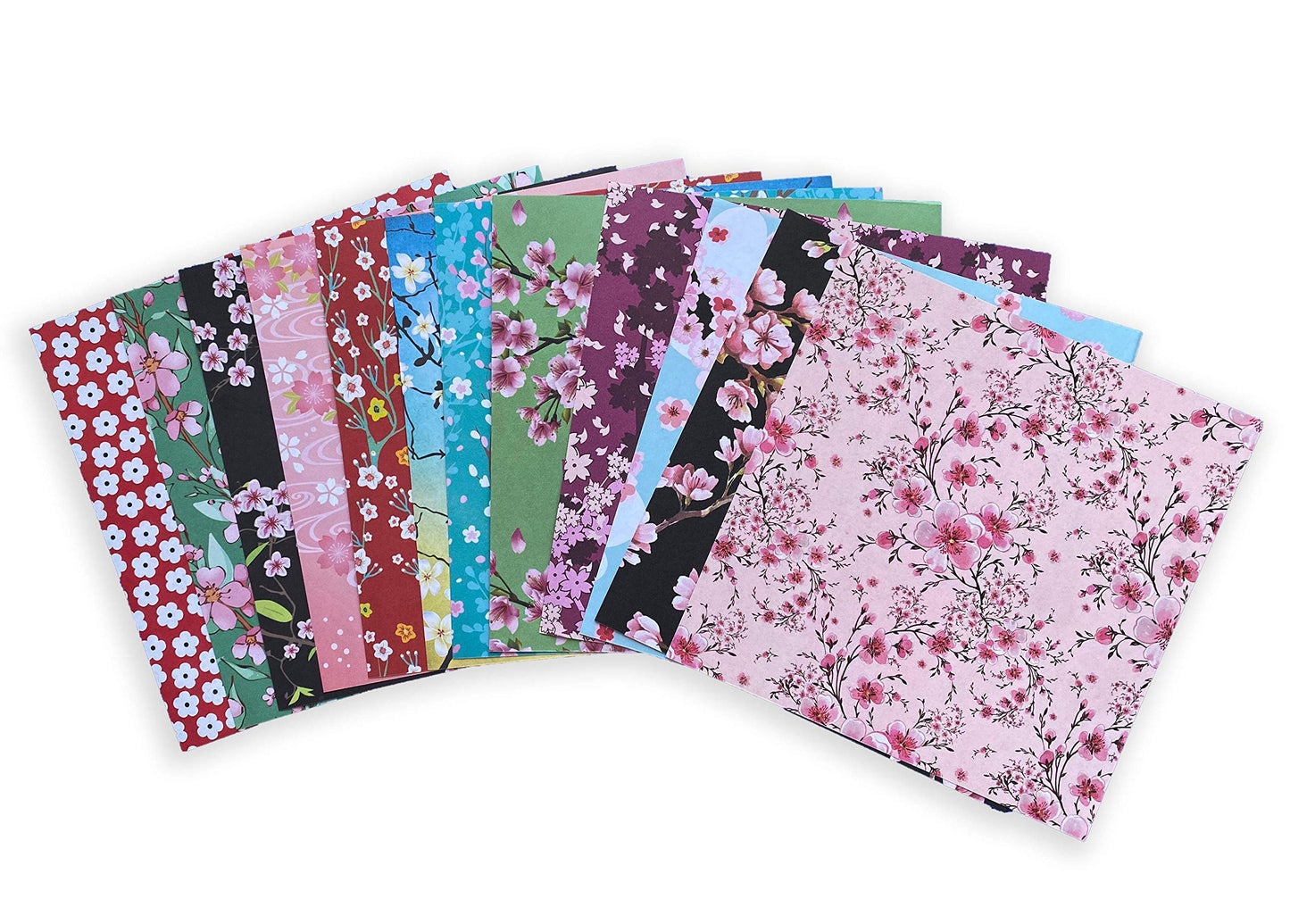 Origami Paper 500 sheets Cherry Blossoms 6" (15 cm): Tuttle Origami Paper: Double-Sided Origami Sheets Printed with 12 Different Patterns (Instructions for 6 Projects Included)