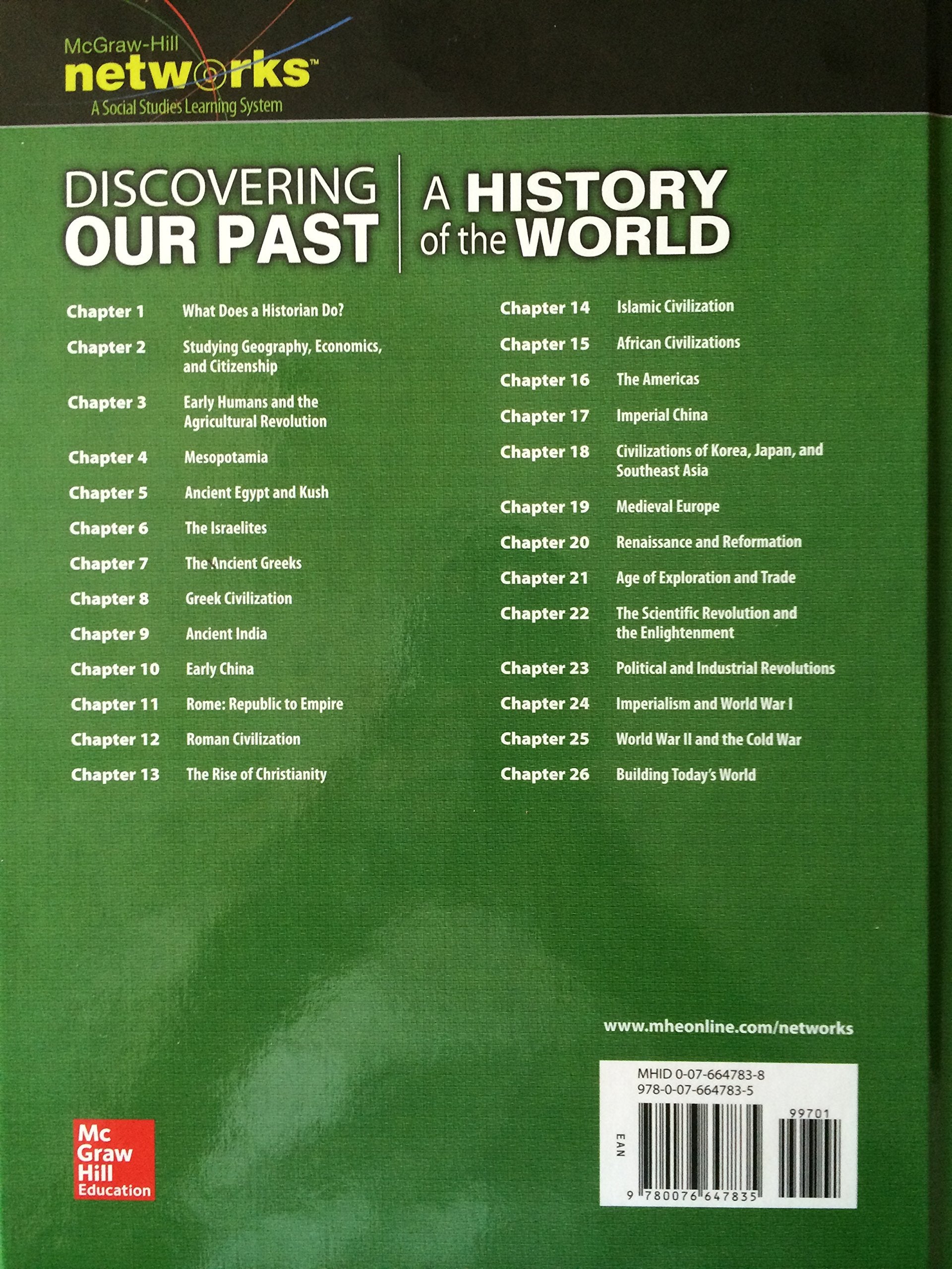 Discovering Our Past: A History of the World, Student Edition (MS WORLD HISTORY)