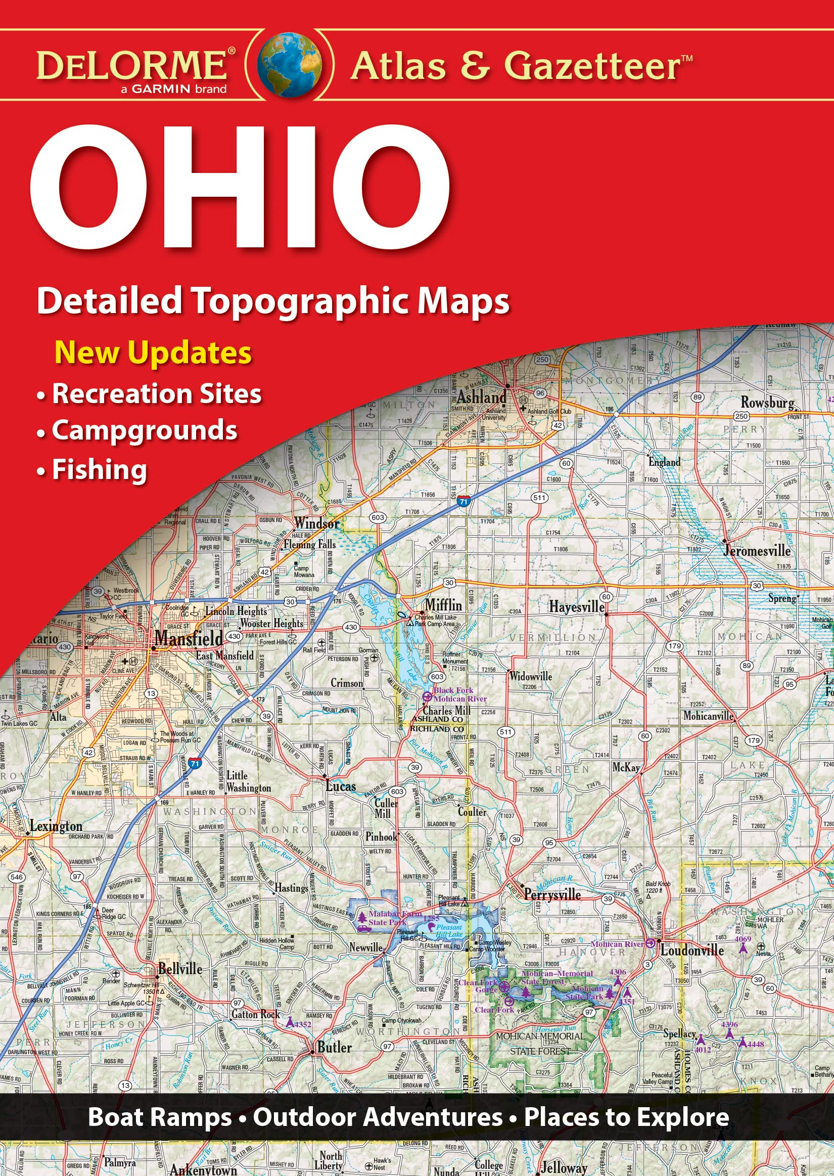 Delorme Atlas & Gazetteer Ohio 13e