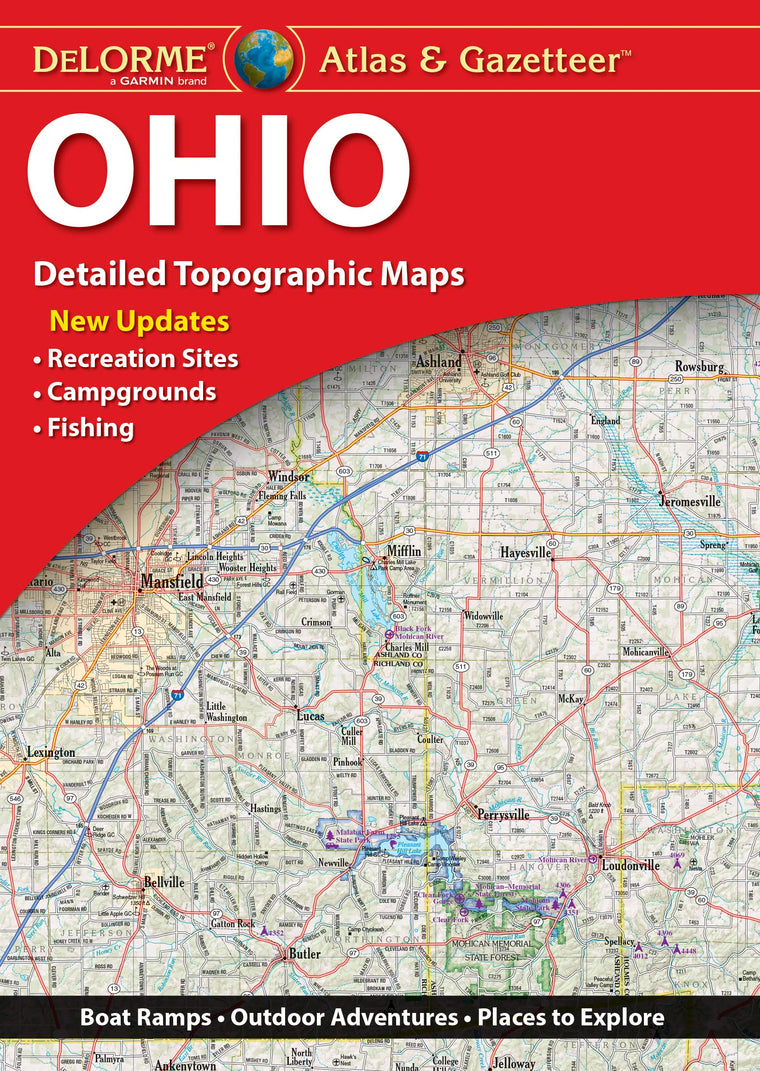 Delorme Atlas & Gazetteer Ohio 13e