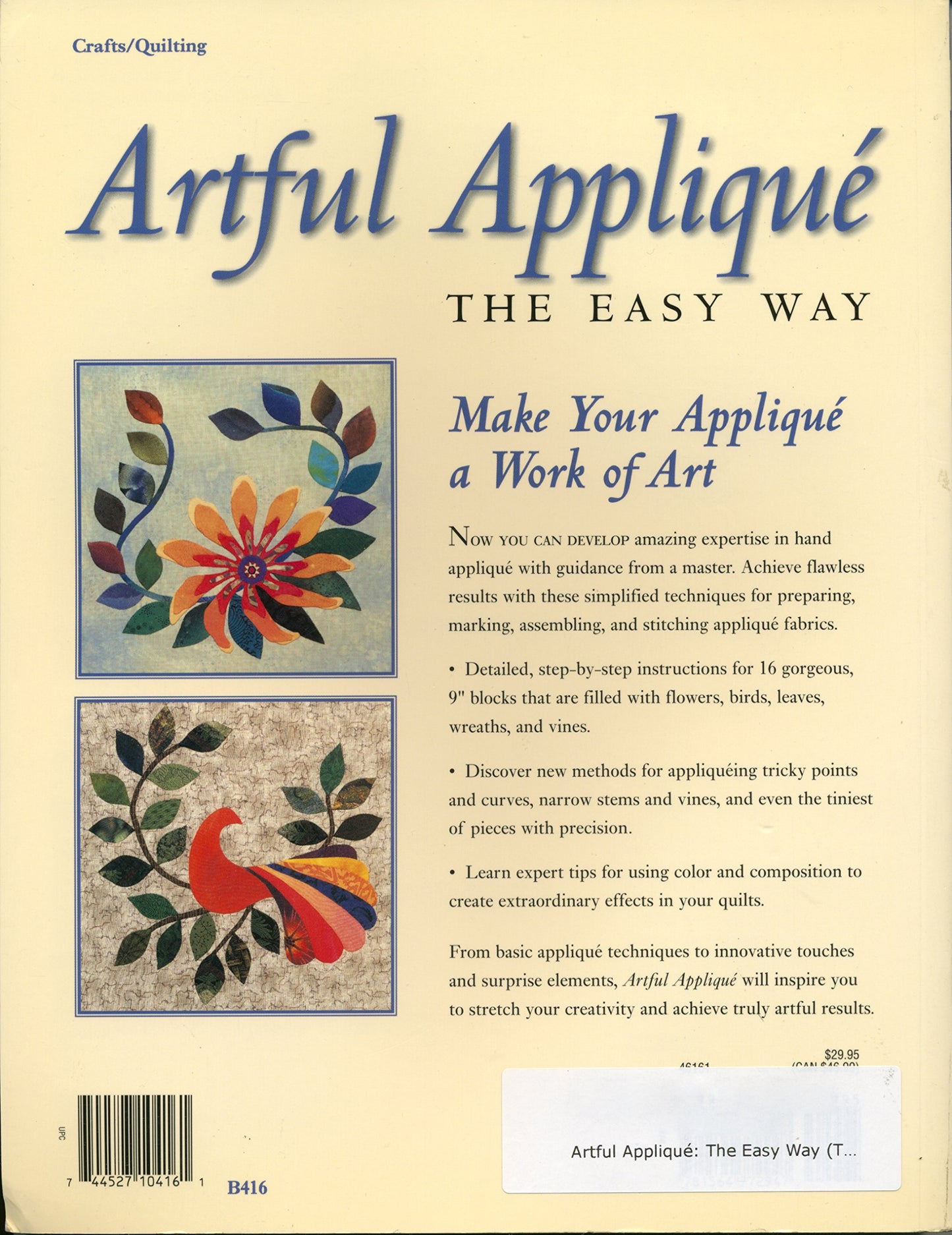 Artful Applique: The Easy Way