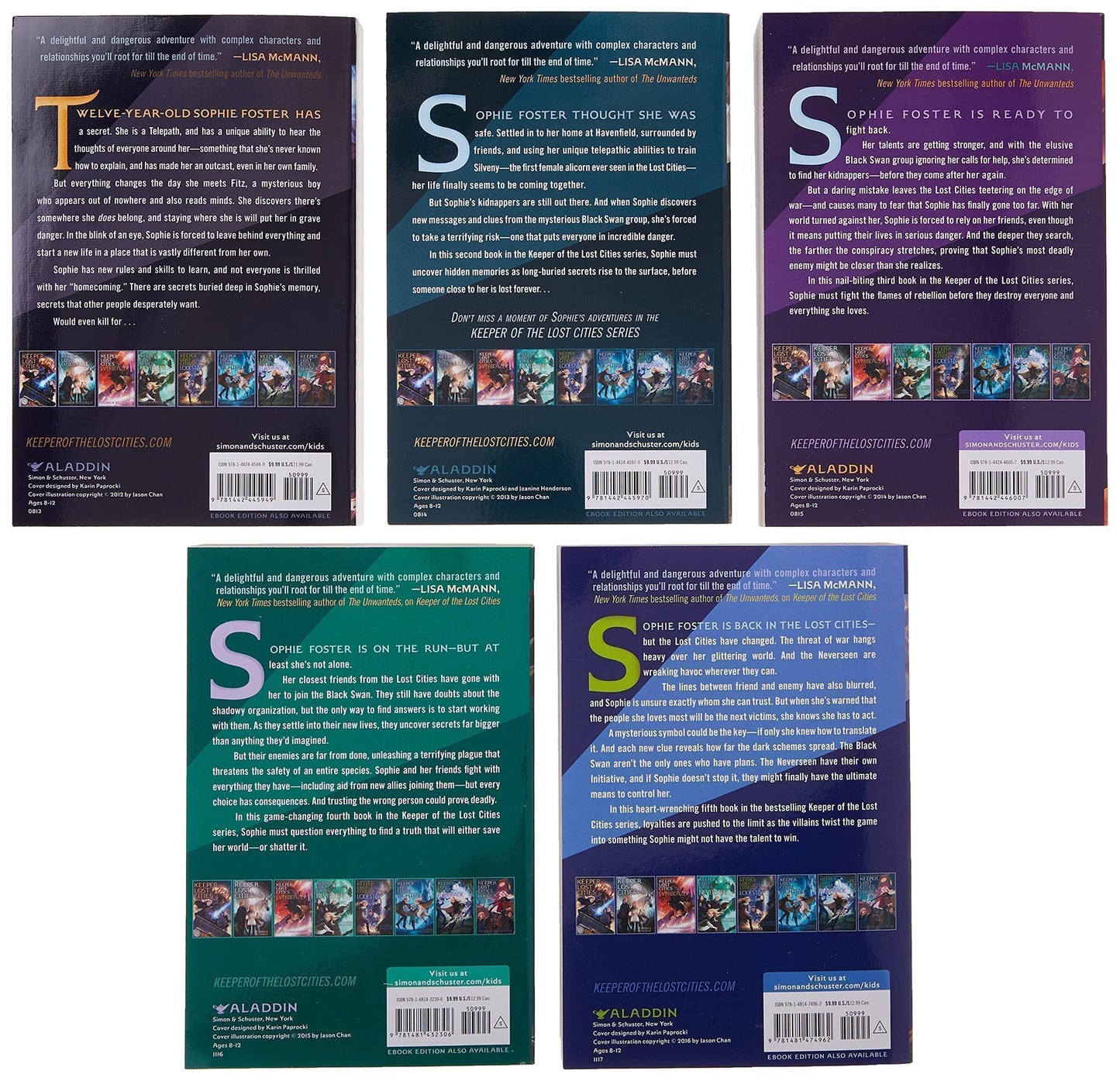 Keeper of the Lost Cities Collection Books 1-5 (Boxed Set): Keeper of the Lost Cities; Exile; Everblaze; Neverseen; Lodestar