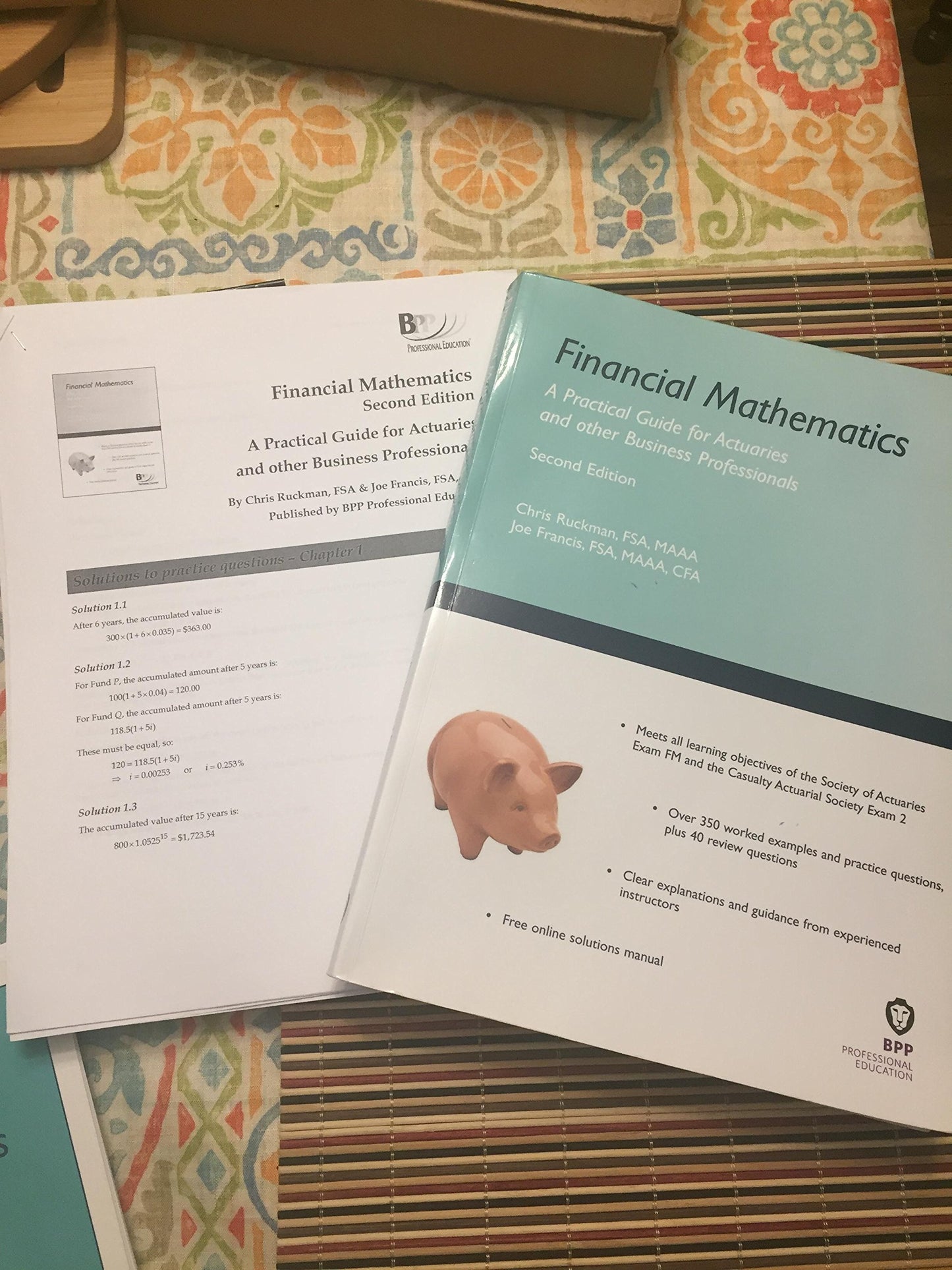 Financial Mathematics : A Practical Guide for Actuaries and Other Business Professionals
