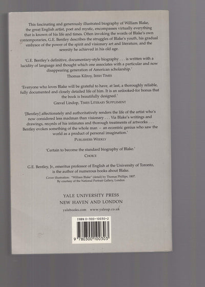 The Stranger from Paradise: A Biography of William Blake (Paul Mellon Centre for Studies in British Art)