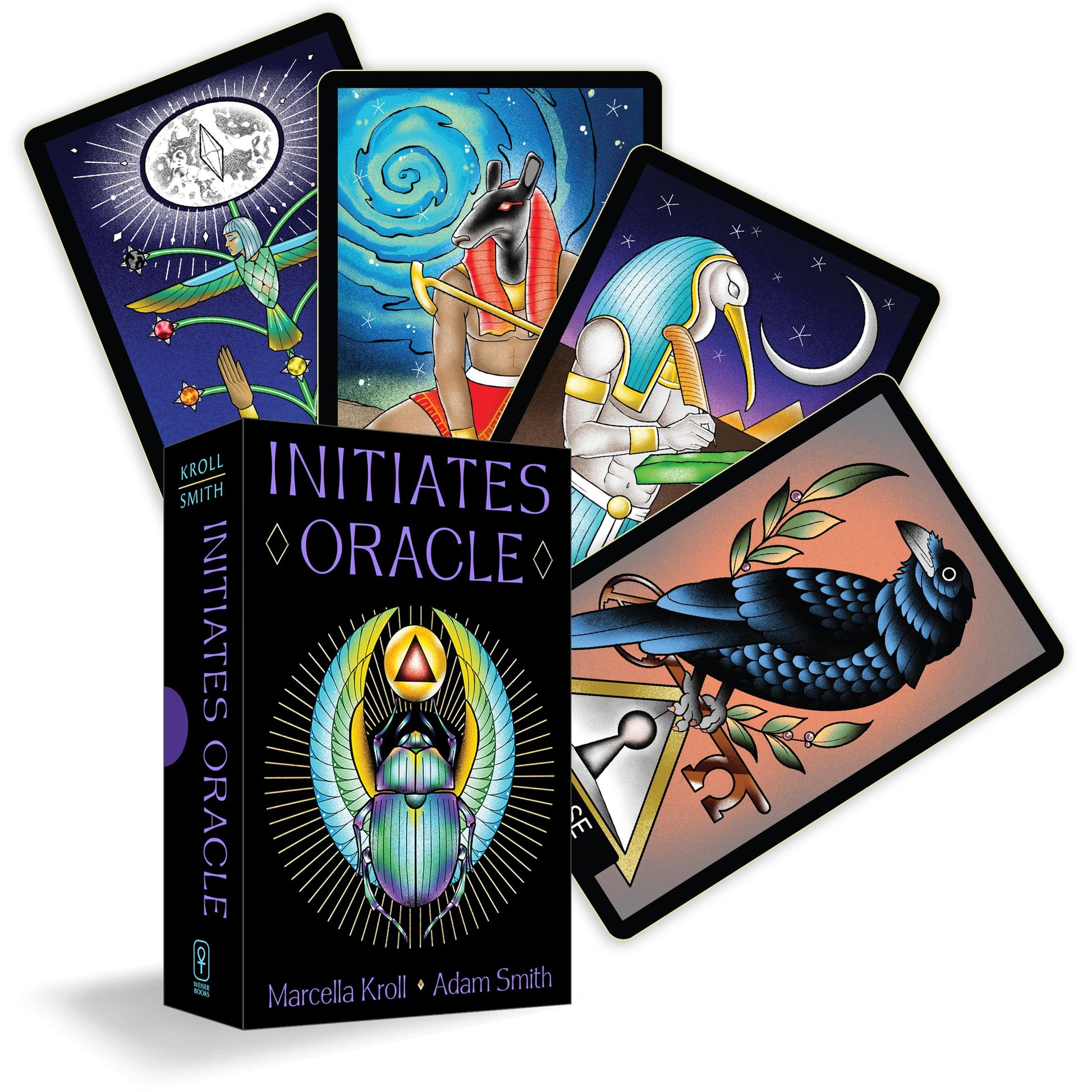 Initiates Oracle: Occult Hermetic- and Egyptian-Inspired Rituals for Profound Transformation (40 Full-Color Cards and 128-Page Guidebook)
