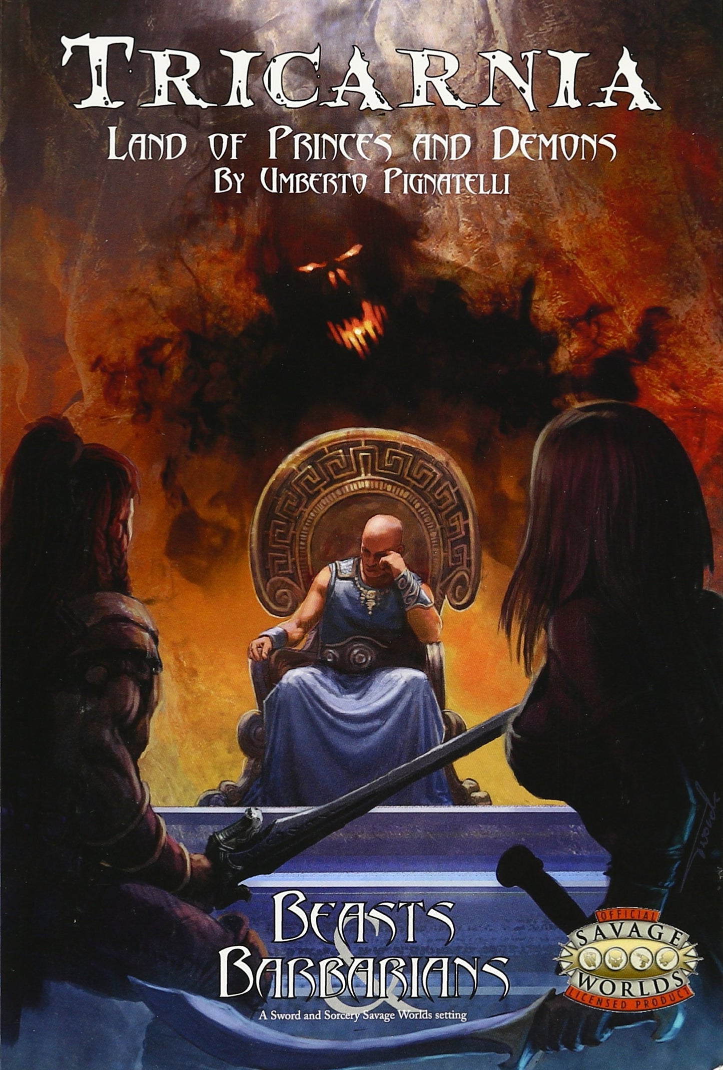 Tricarnia: Land of Princes and Demons (Beasts & Barbarians, Savage Worlds, S2P30006)