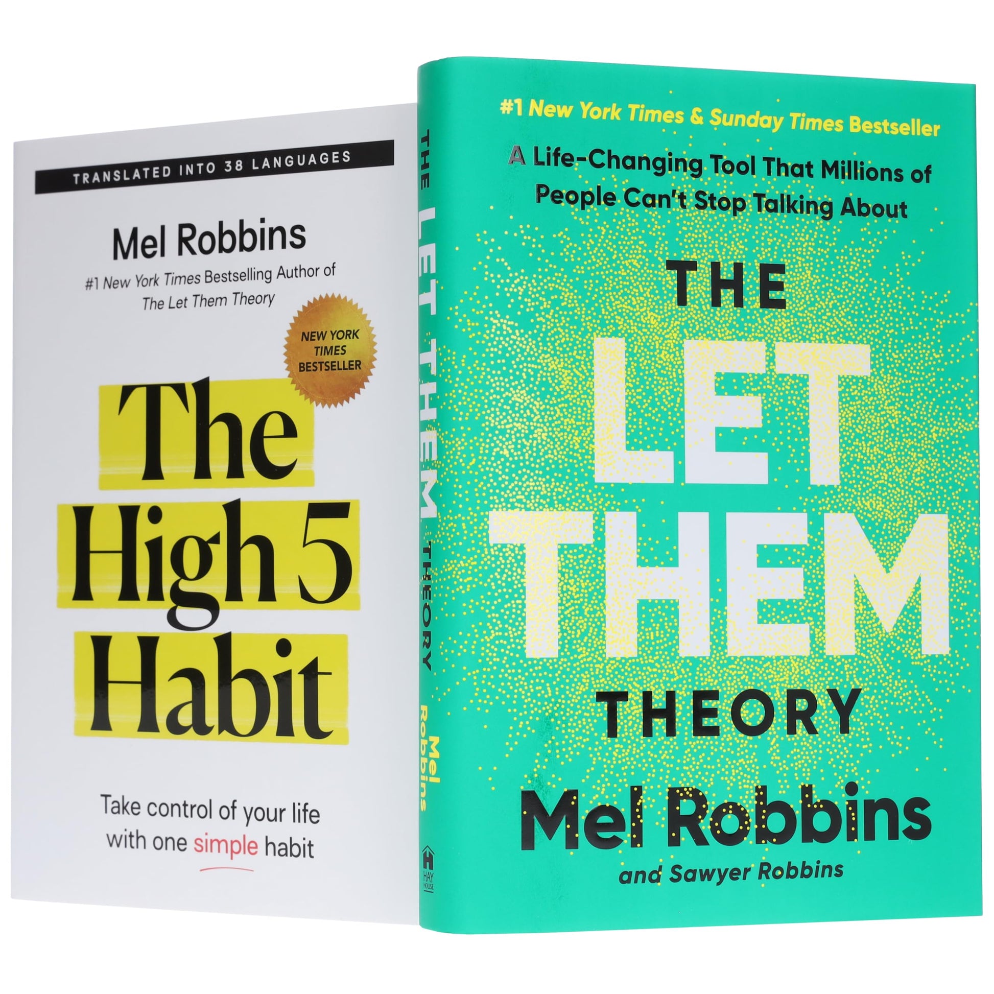 Mel Robbins 2 Books Collection Set, The Let Them Theory and The High 5 Habit (Dragon Ball)