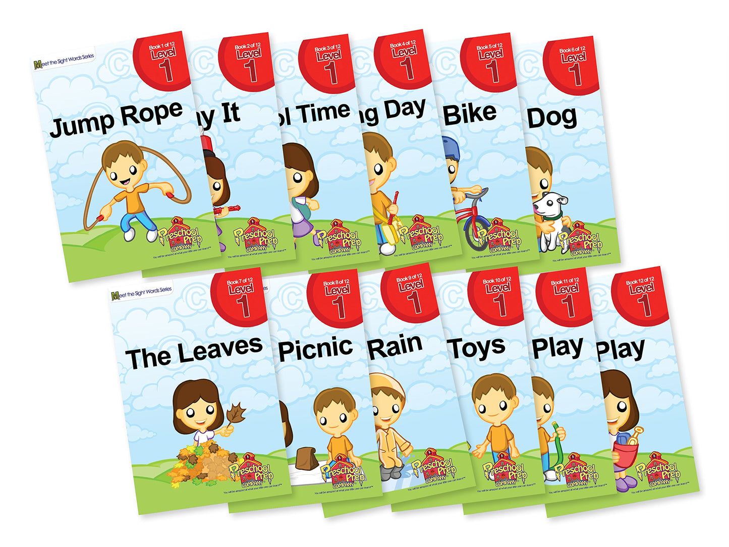 Meet the Sight Words - Level 1 - Easy Reader Books (boxed set of 12 books)