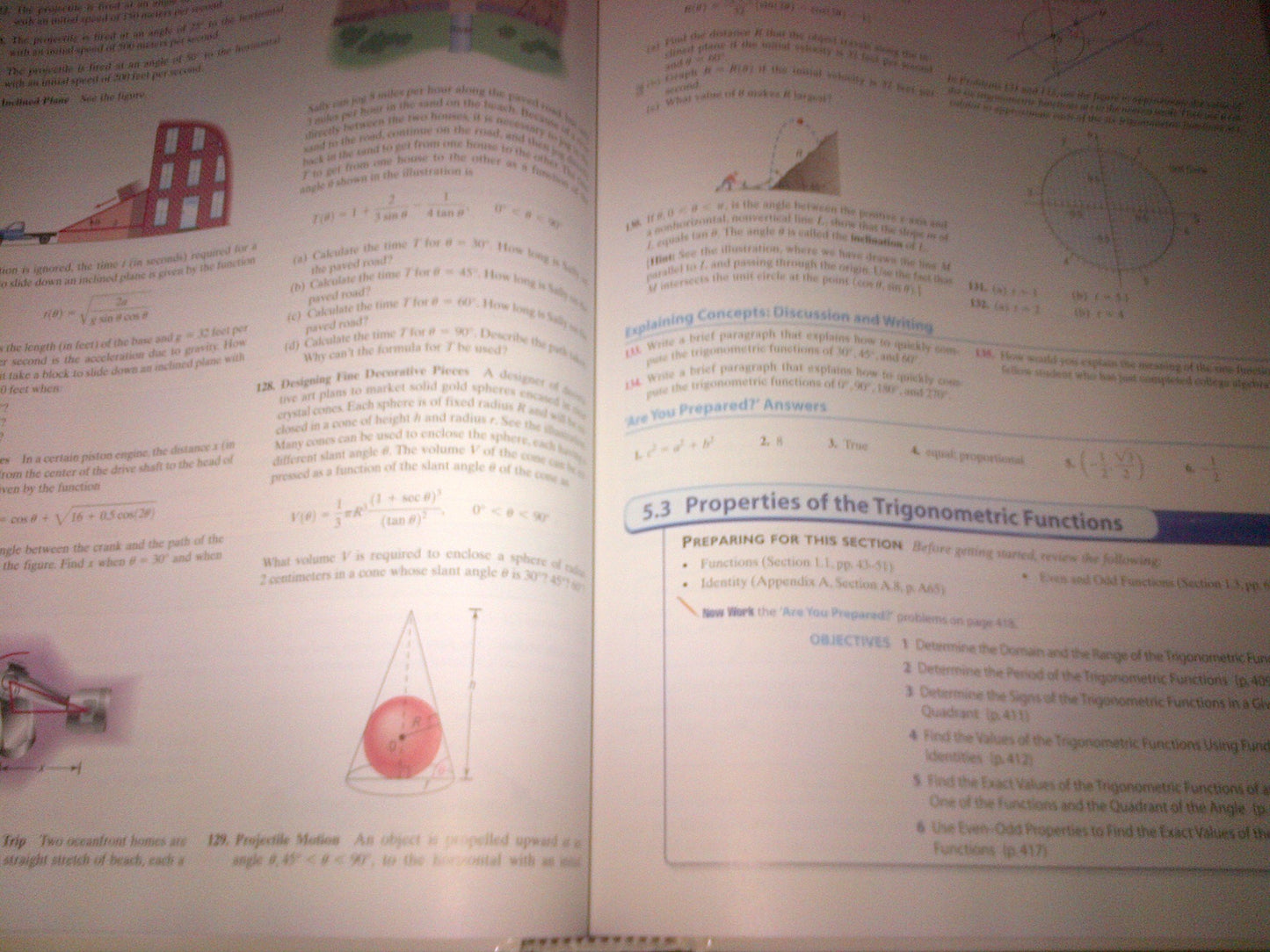 Precalculus: Concepts Through Functions, A Unit Circle Appro