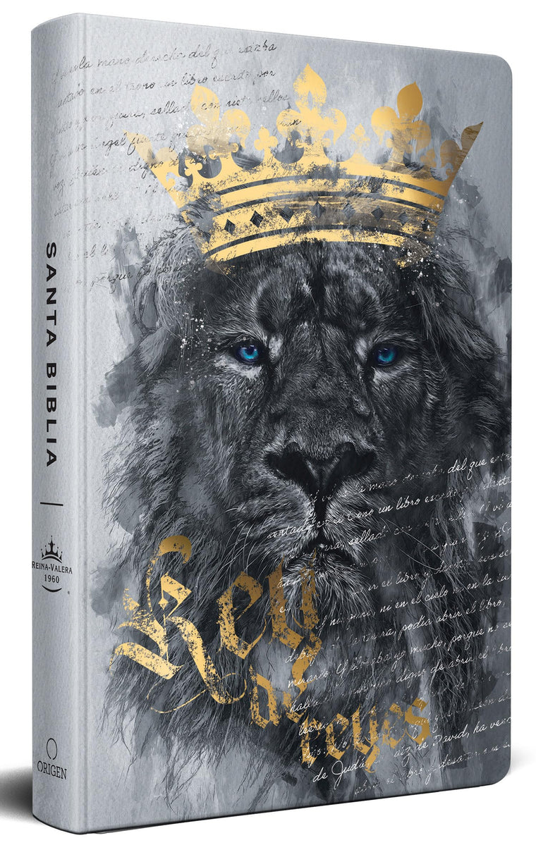 Biblia RVR60 letra grande tamao manual, tapa dura Len Rey de Reyes / Spanish Bible RVR60 Handy Size Large Print Hardcover Lion King of Kings (Spanish Edition)