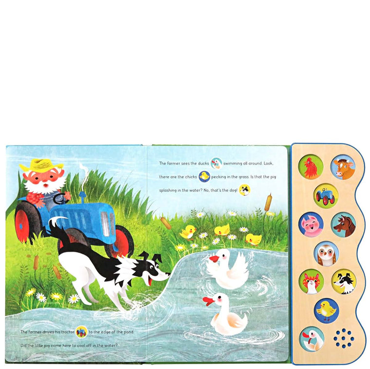 Busy Noisy Farm: Interactive Children's Sound Book