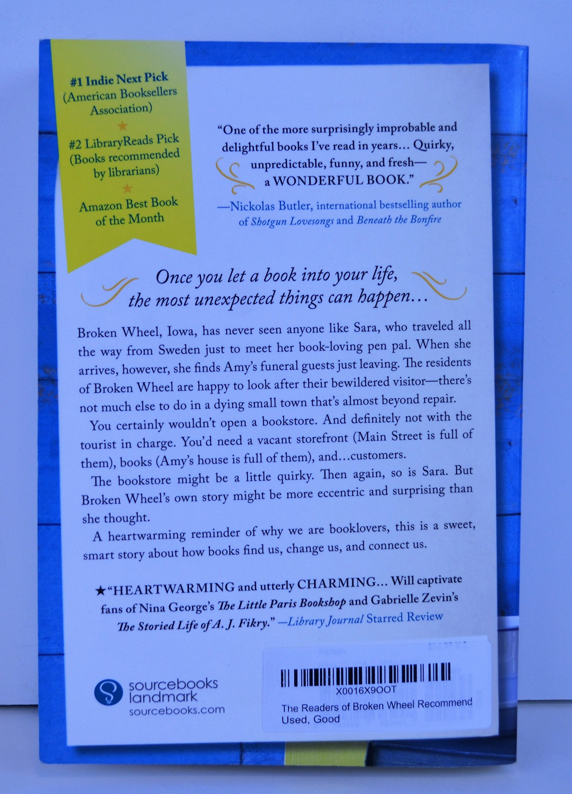 The Readers of Broken Wheel Recommend