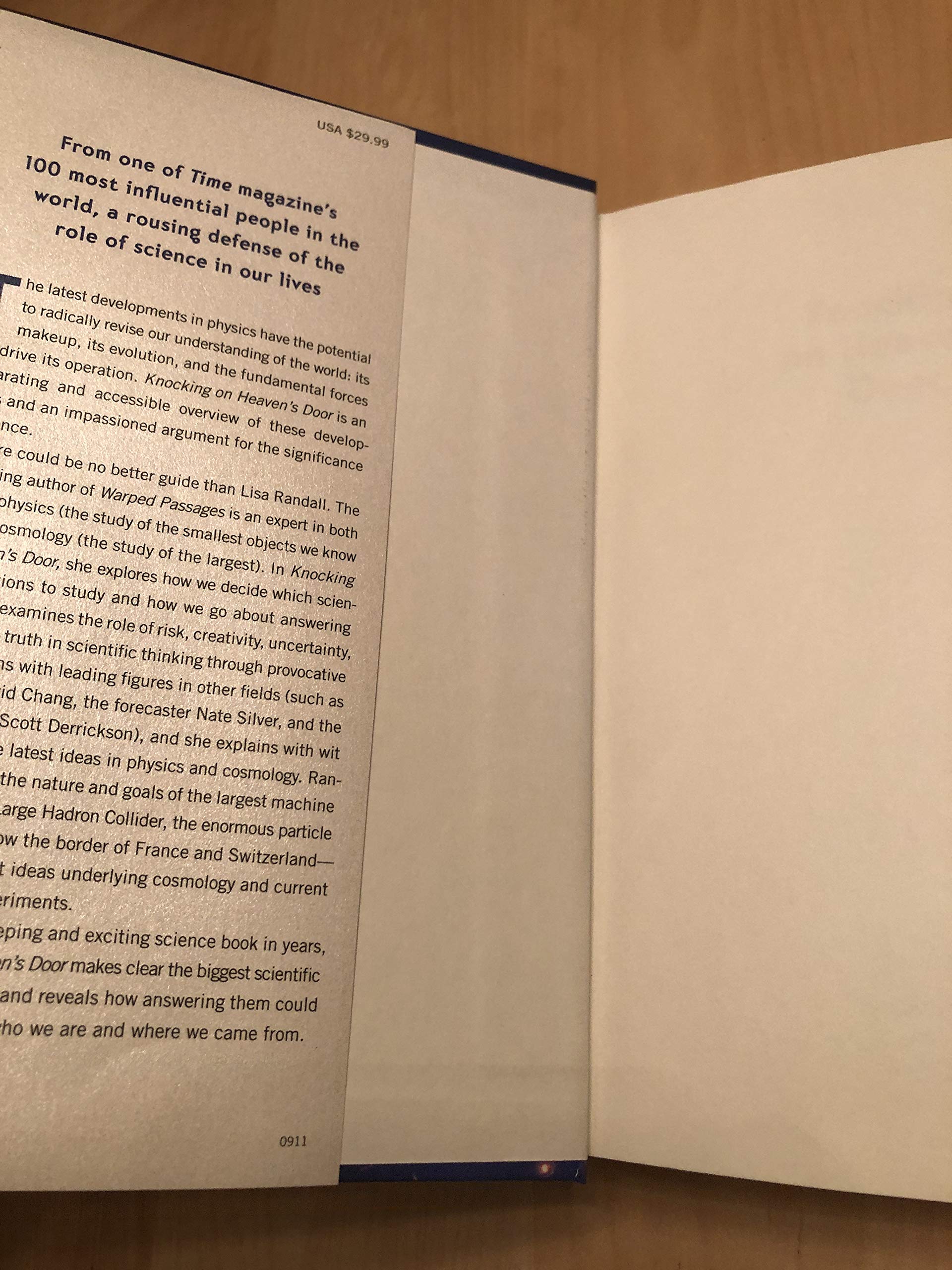 Knocking on Heavens Door: How Physics and Scientific Thinking Illuminate the Universe and the Modern World