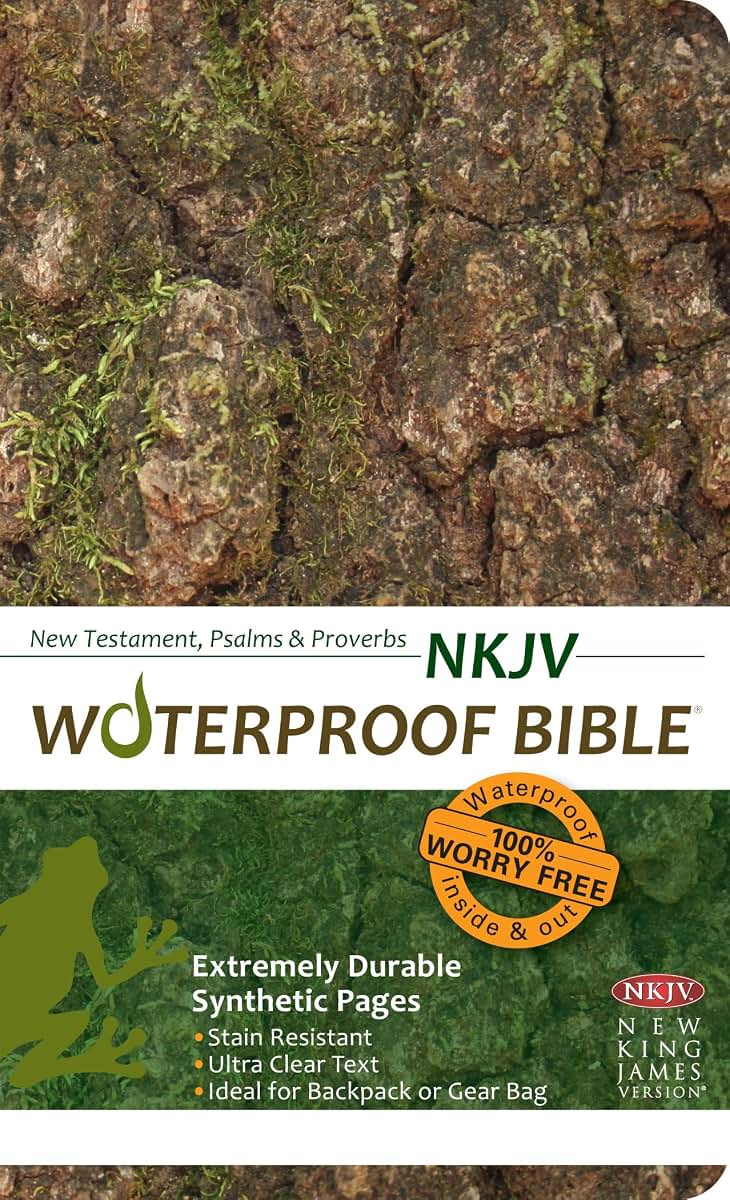 Waterproof Durable New Testament with Psalms and Proverbs-NKJV-Camouflage