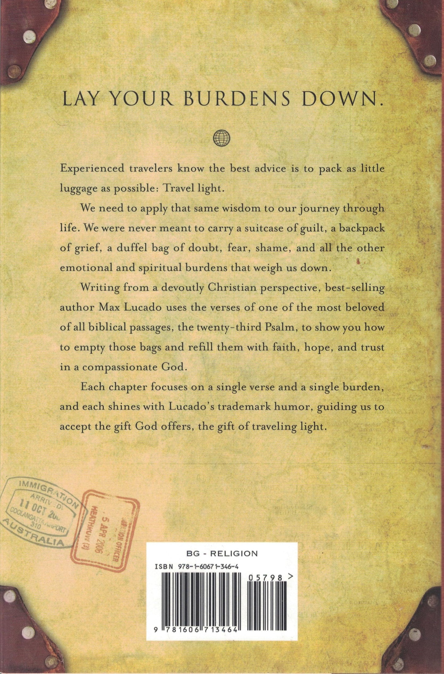 Traveling Light: Releasing the Burdens You Were Never Intended to Bear