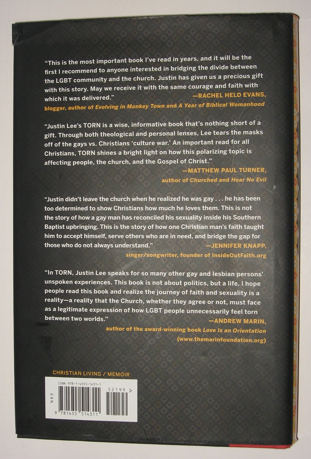 Torn: Rescuing the Gospel from the Gays-vs.-Christians Debate