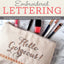 Embroidered Lettering: Techniques and Alphabets for Creating 25 Expressive Projects (Design Originals) Clever Needlework Ideas to Add Modern Messages to Coasters, Bags, Patches, Pillows, Towels & More