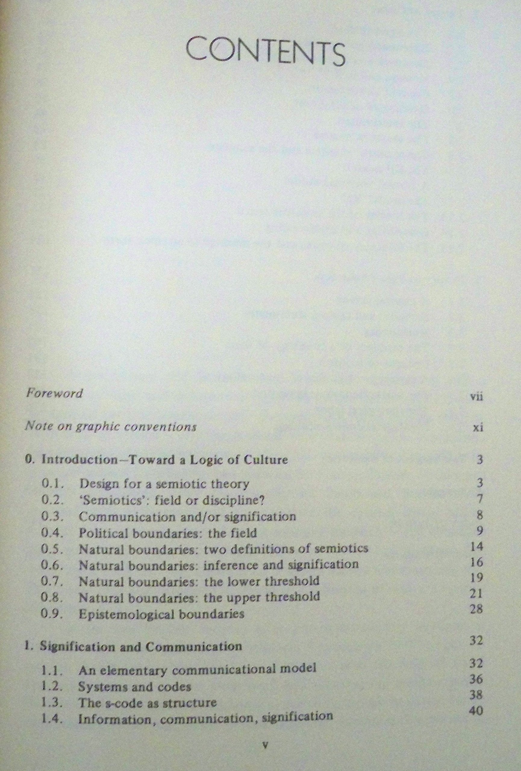 A Theory of Semiotics (Advances in Semiotics)