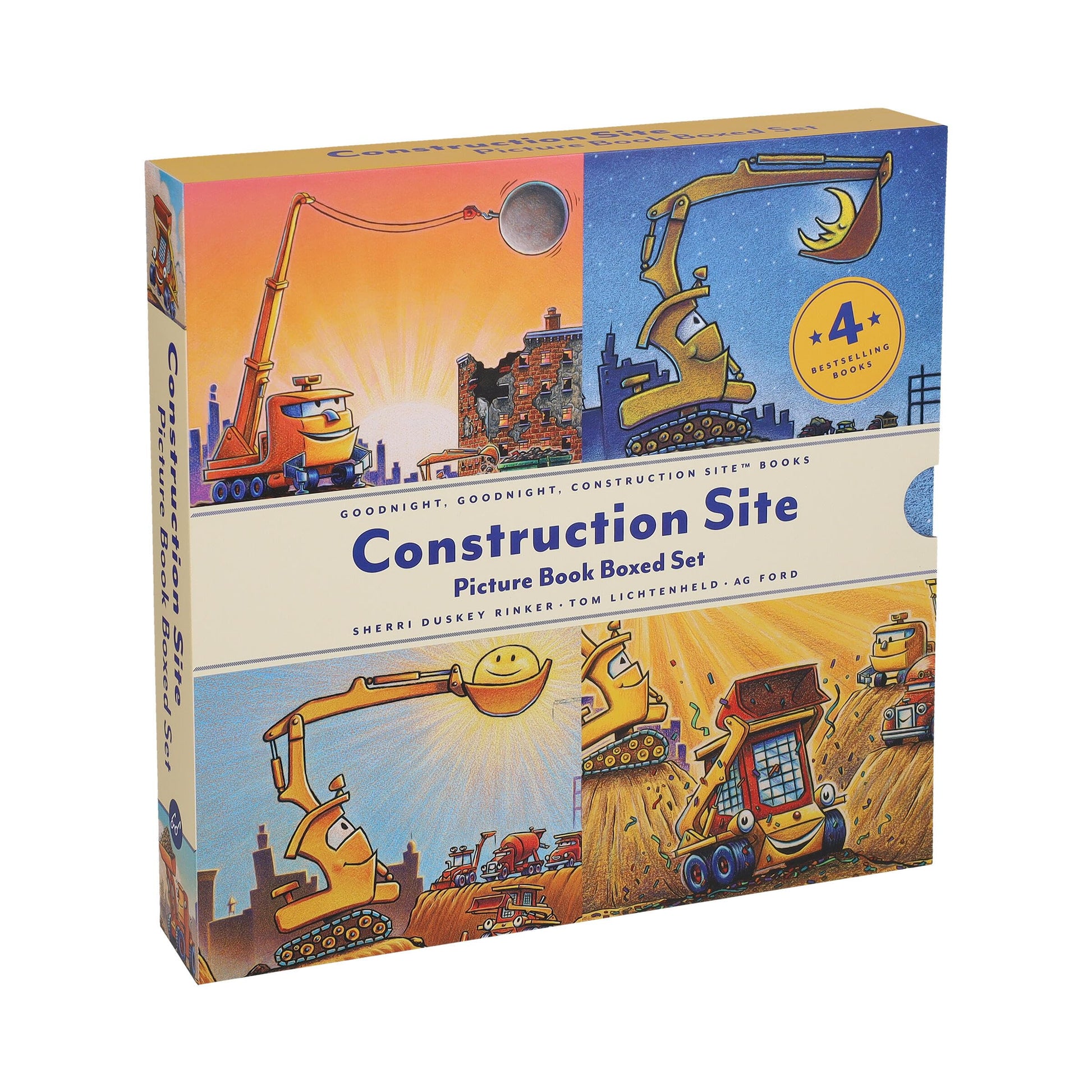 Construction Site Picture Book Boxed Set (Goodnight Construction Site)