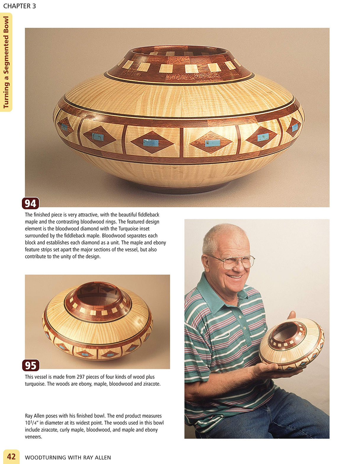 Woodturning with Ray Allen: A Master's Designs & Techniques for Segmented Bowls and Vessels (Fox Chapel Publishing) 11 Plans and a Gallery of Work from One of the Nation's Best Segmented Wood Turners