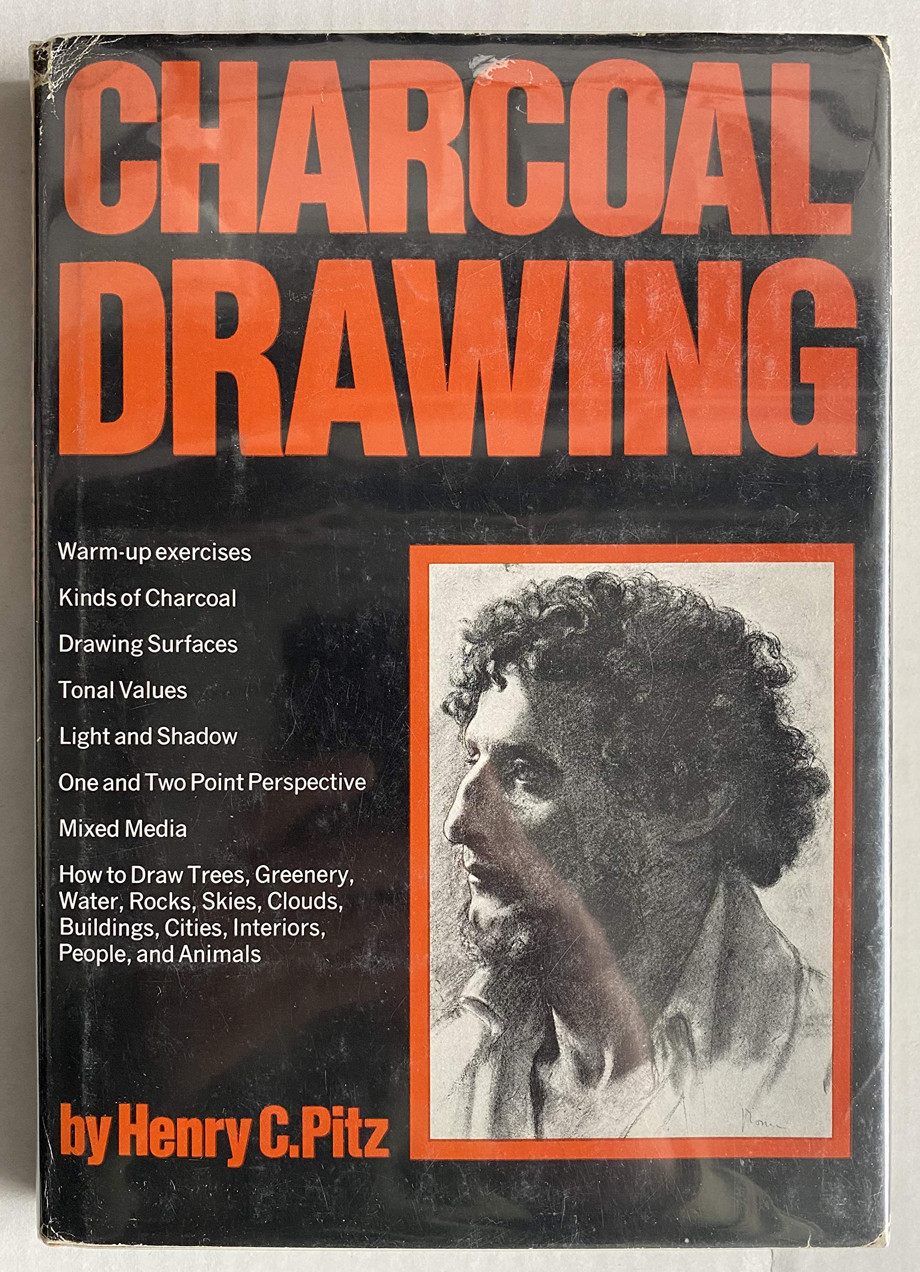 Charcoal drawing,